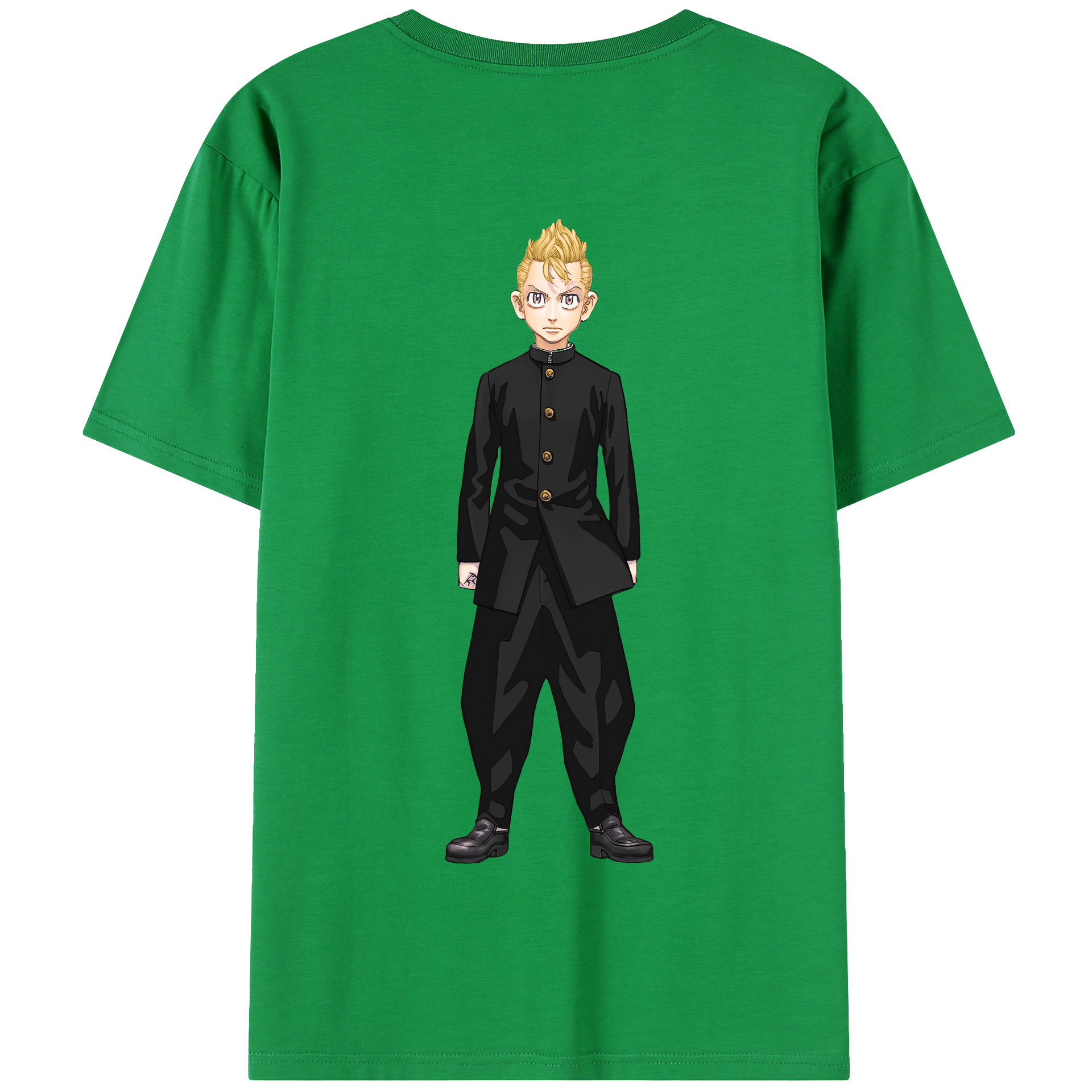 （画像用） 東京リベンジャーズ Tokyo Revengers 綿100％半袖Tシャツ（背面プリント）