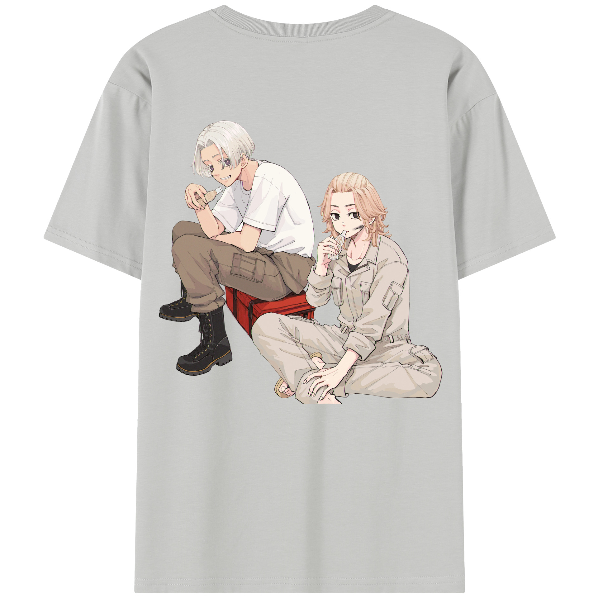 （画像用） 東京リベンジャーズ Tokyo Revengers 綿100％半袖Tシャツ（背面プリント）