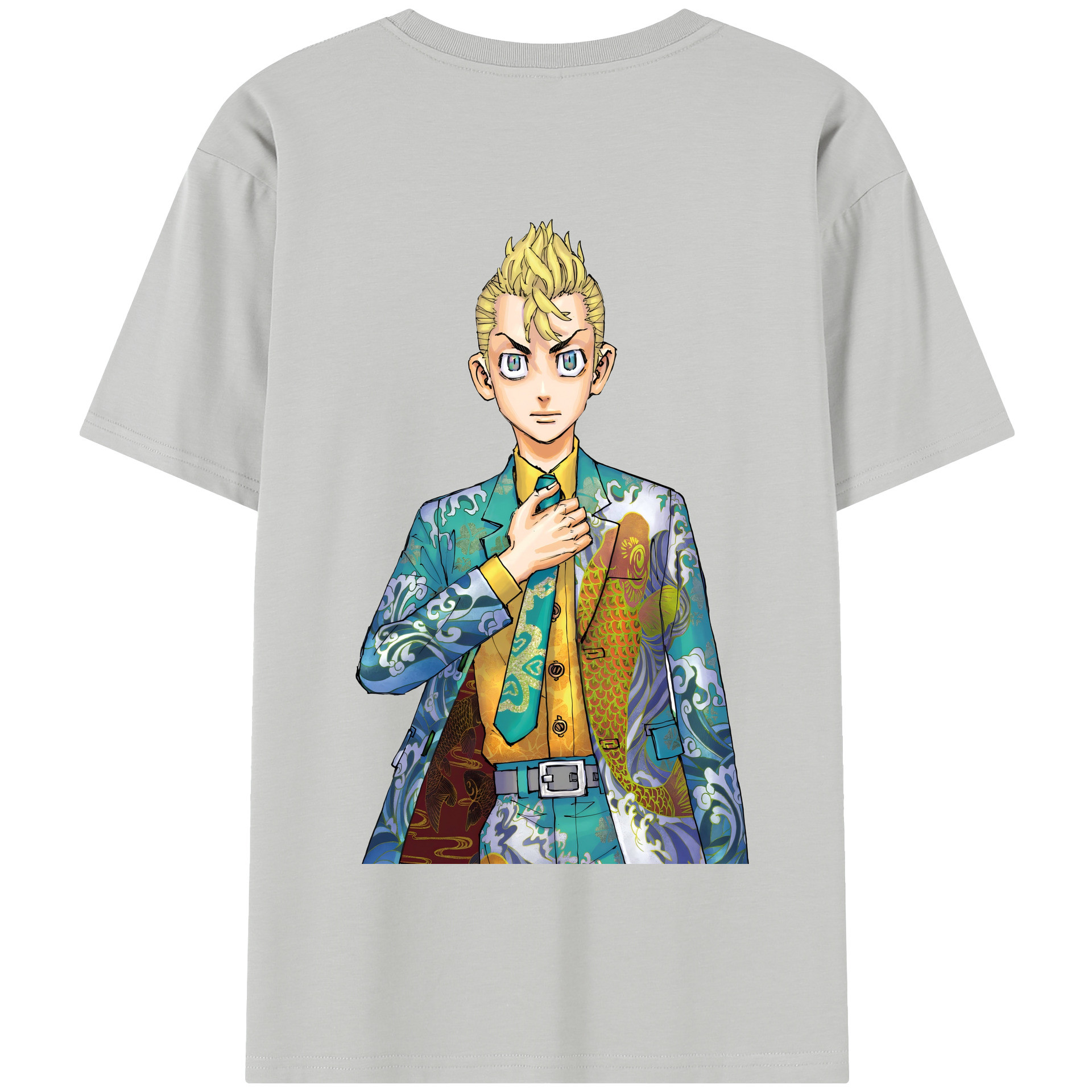 （画像用） 東京リベンジャーズ Tokyo Revengers 綿100％半袖Tシャツ（背面プリント）