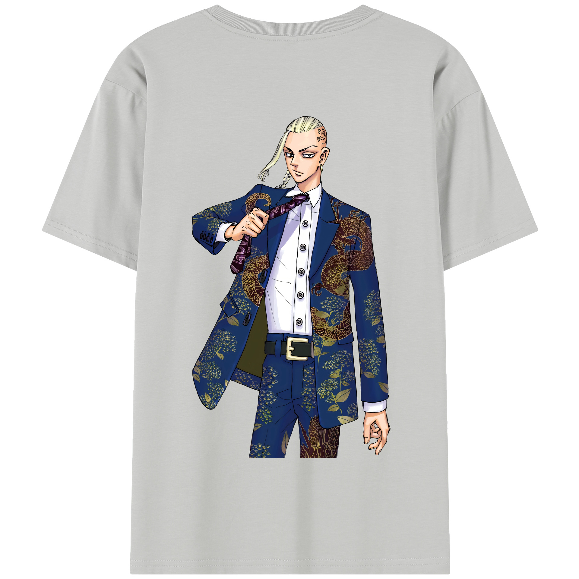 （画像用） 東京リベンジャーズ Tokyo Revengers 綿100％半袖Tシャツ（背面プリント）
