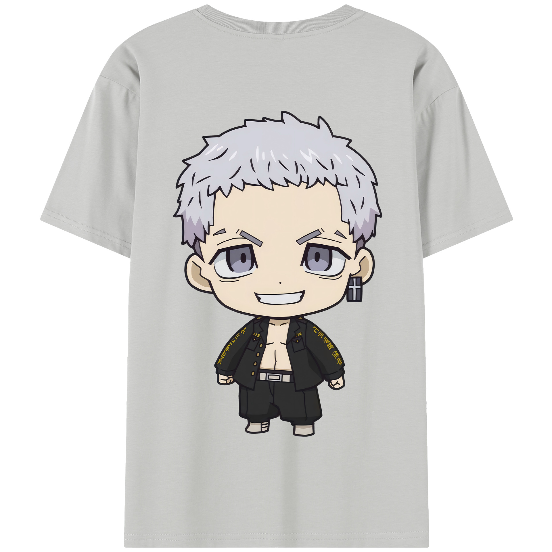 （画像用） 東京リベンジャーズ Tokyo Revengers 綿100％半袖Tシャツ（背面プリント）