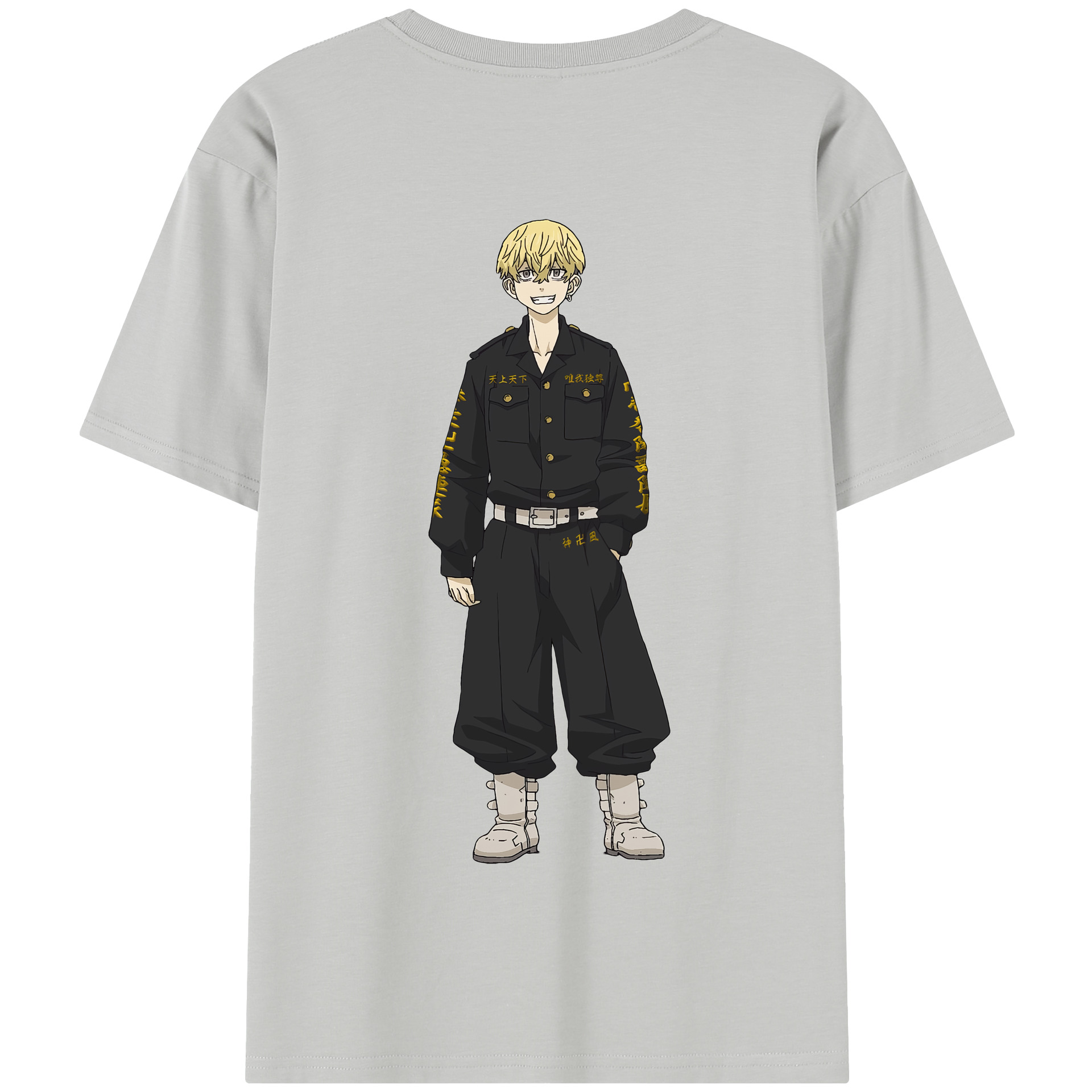 （画像用） 東京リベンジャーズ Tokyo Revengers 綿100％半袖Tシャツ（背面プリント）