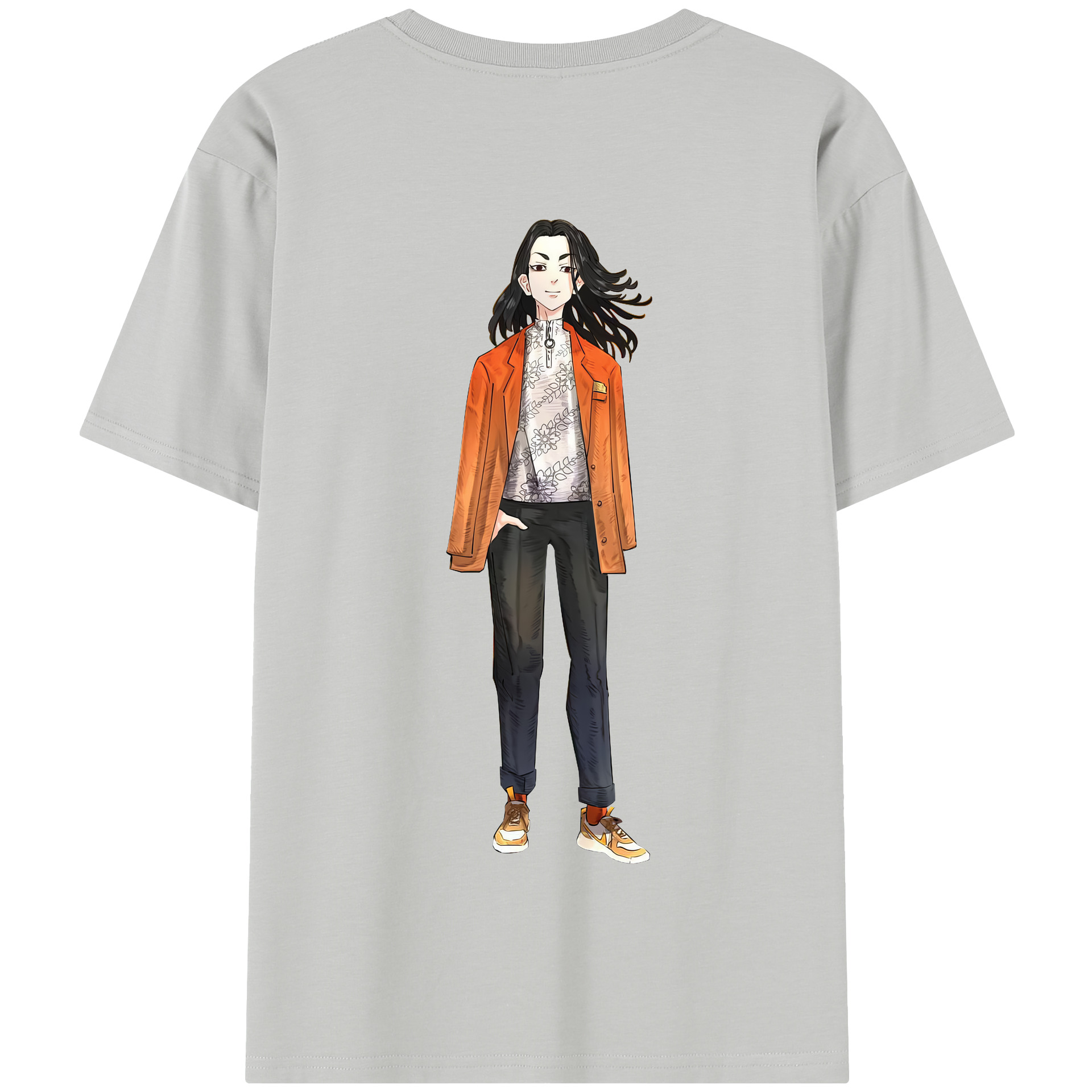 （画像用） 東京リベンジャーズ Tokyo Revengers 綿100％半袖Tシャツ（背面プリント）