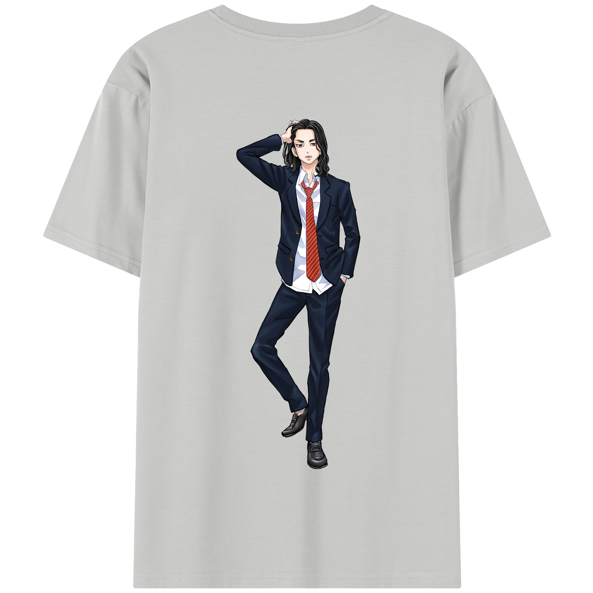 （画像用） 東京リベンジャーズ Tokyo Revengers 綿100％半袖Tシャツ（背面プリント）