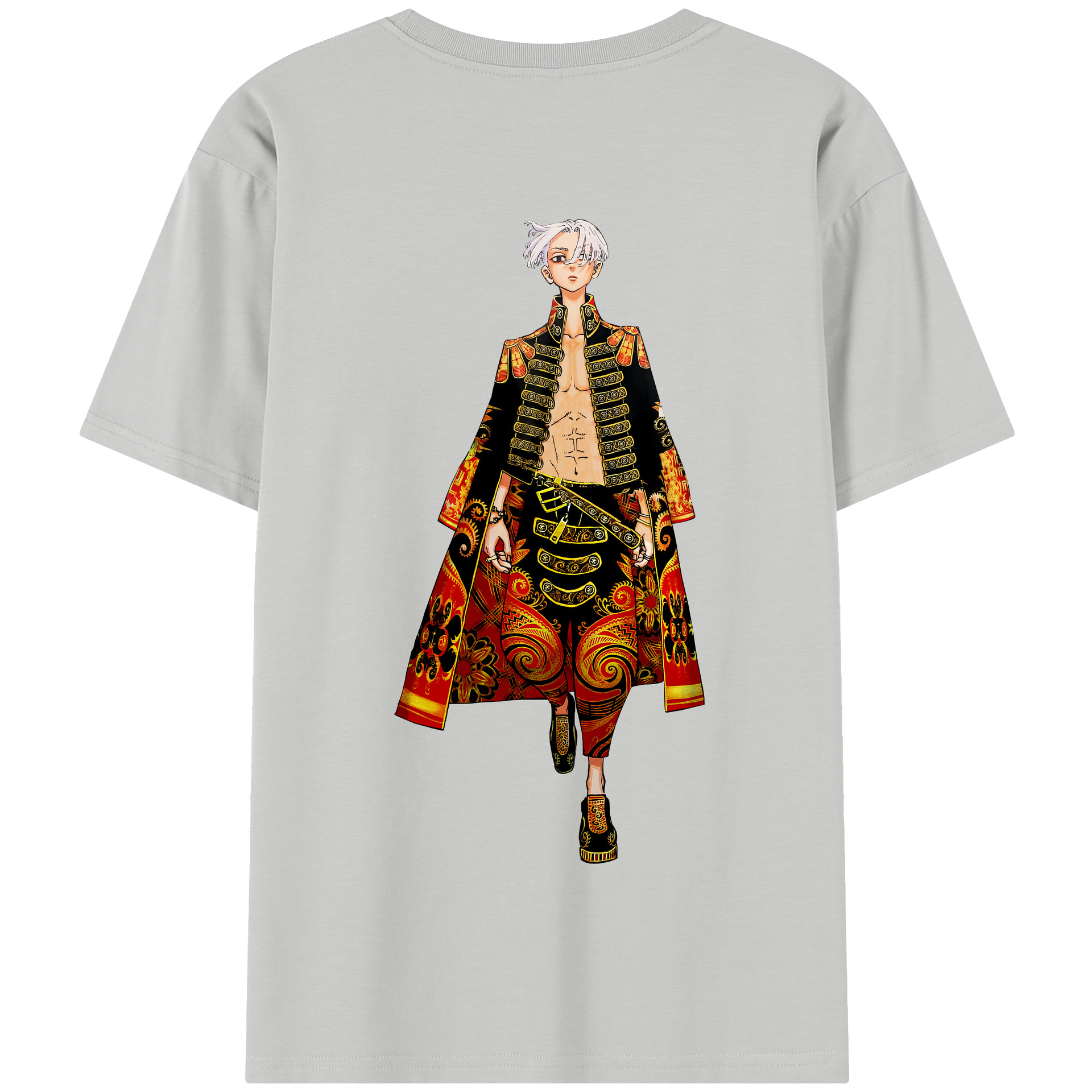 （画像用） 東京リベンジャーズ Tokyo Revengers 綿100％半袖Tシャツ（背面プリント）
