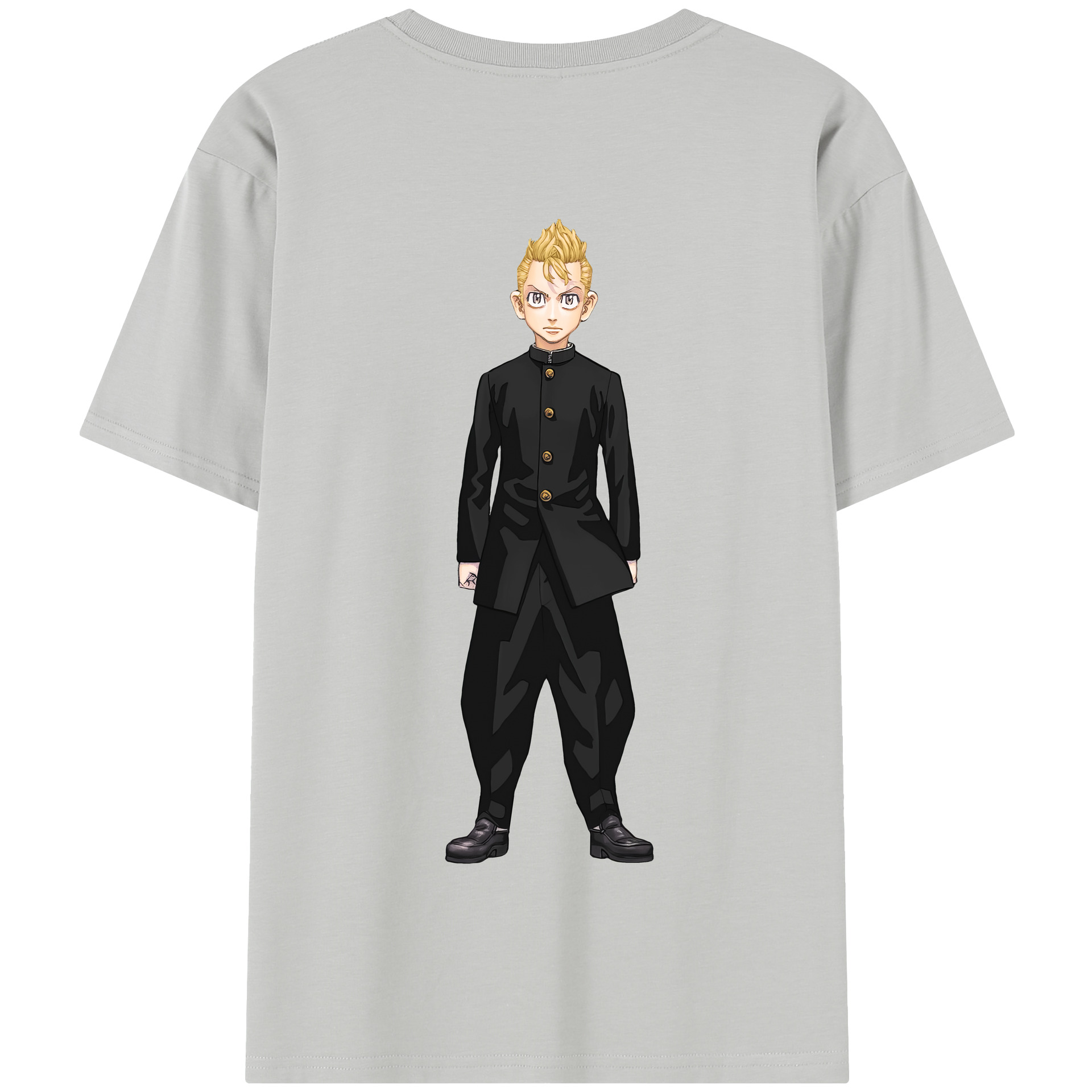 （画像用） 東京リベンジャーズ Tokyo Revengers 綿100％半袖Tシャツ（背面プリント）