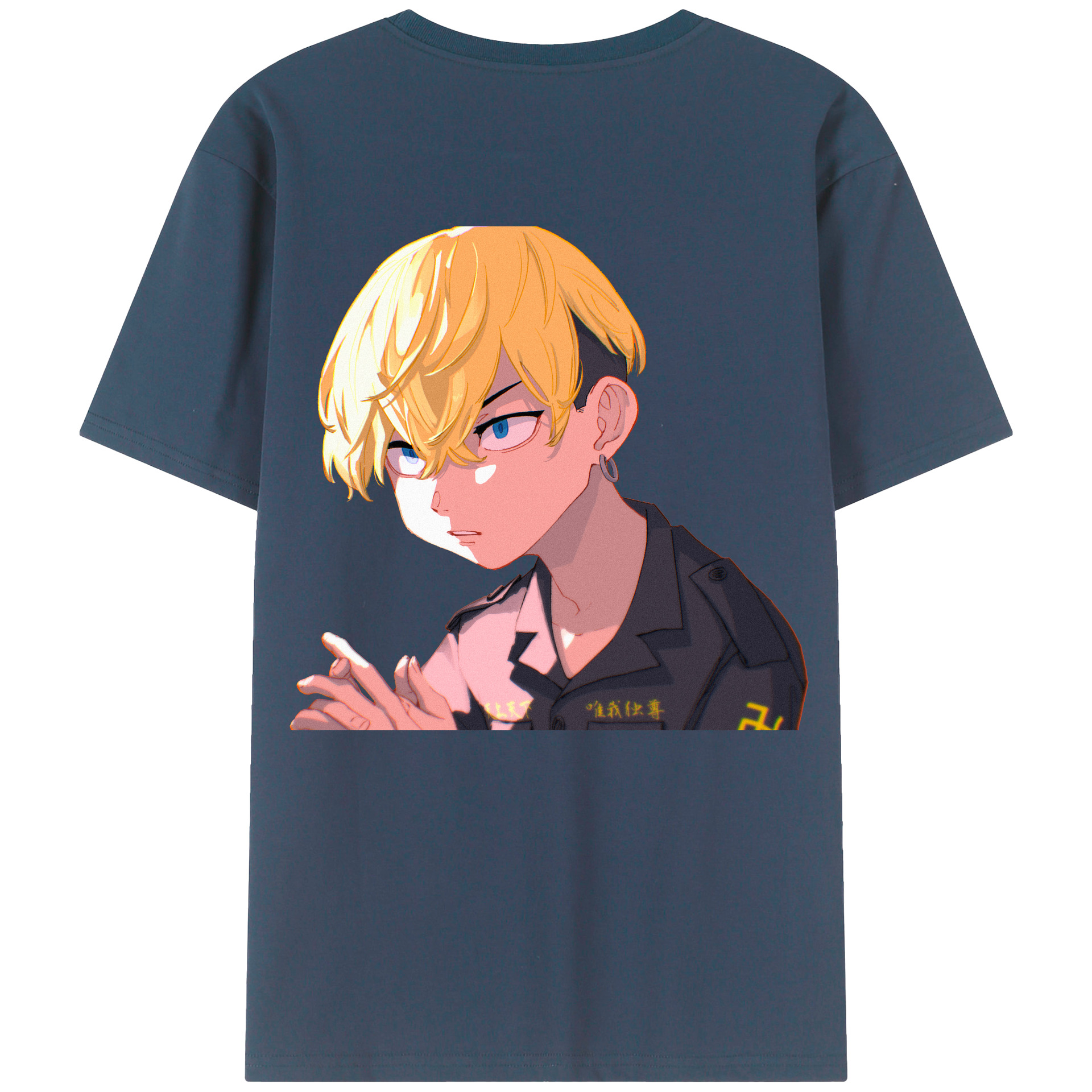 （画像用） 東京リベンジャーズ Tokyo Revengers 綿100％半袖Tシャツ（背面プリント）