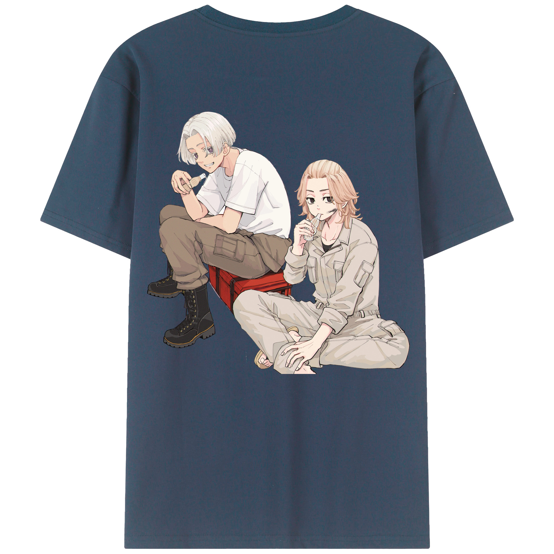 （画像用） 東京リベンジャーズ Tokyo Revengers 綿100％半袖Tシャツ（背面プリント）
