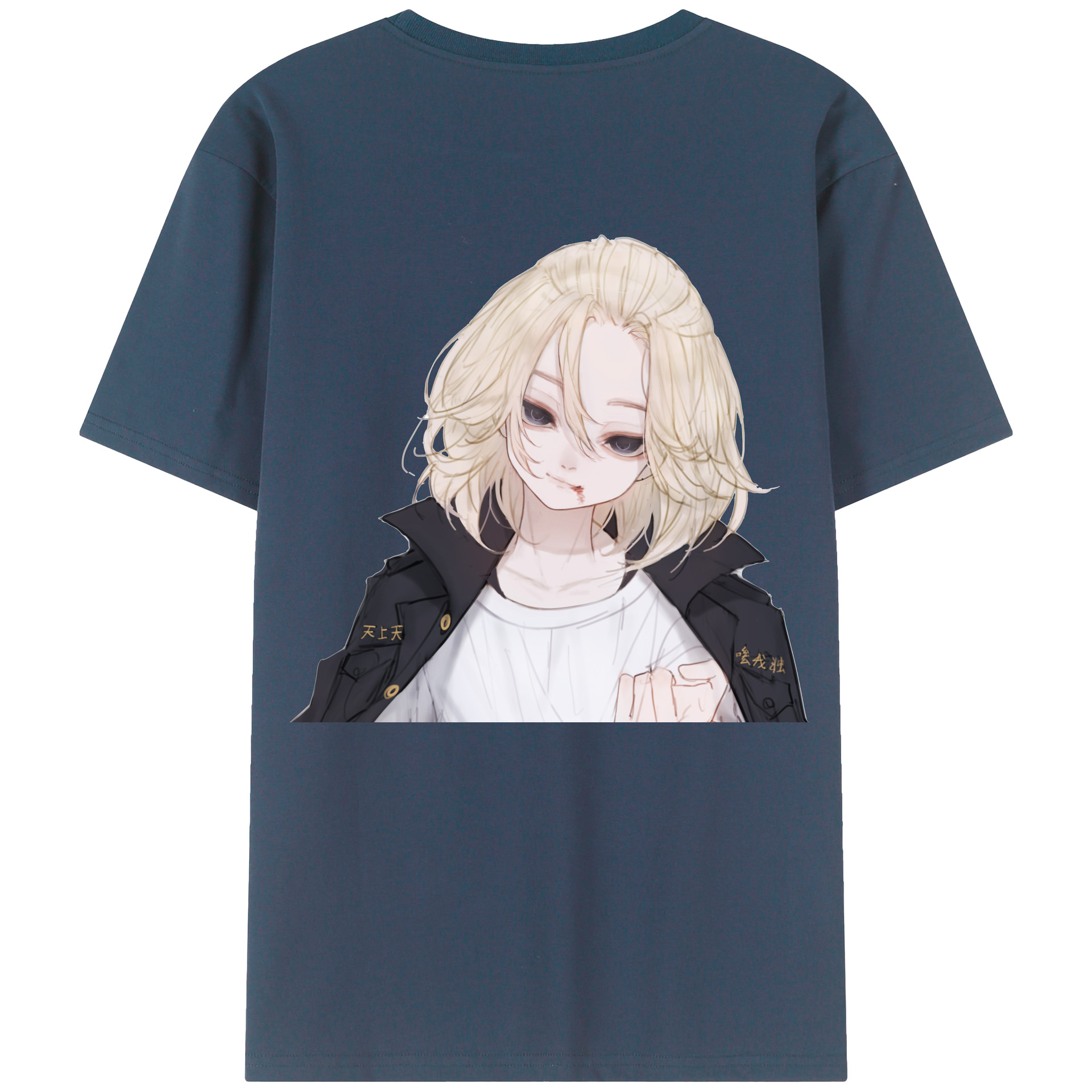 （画像用） 東京リベンジャーズ Tokyo Revengers 綿100％半袖Tシャツ（背面プリント）