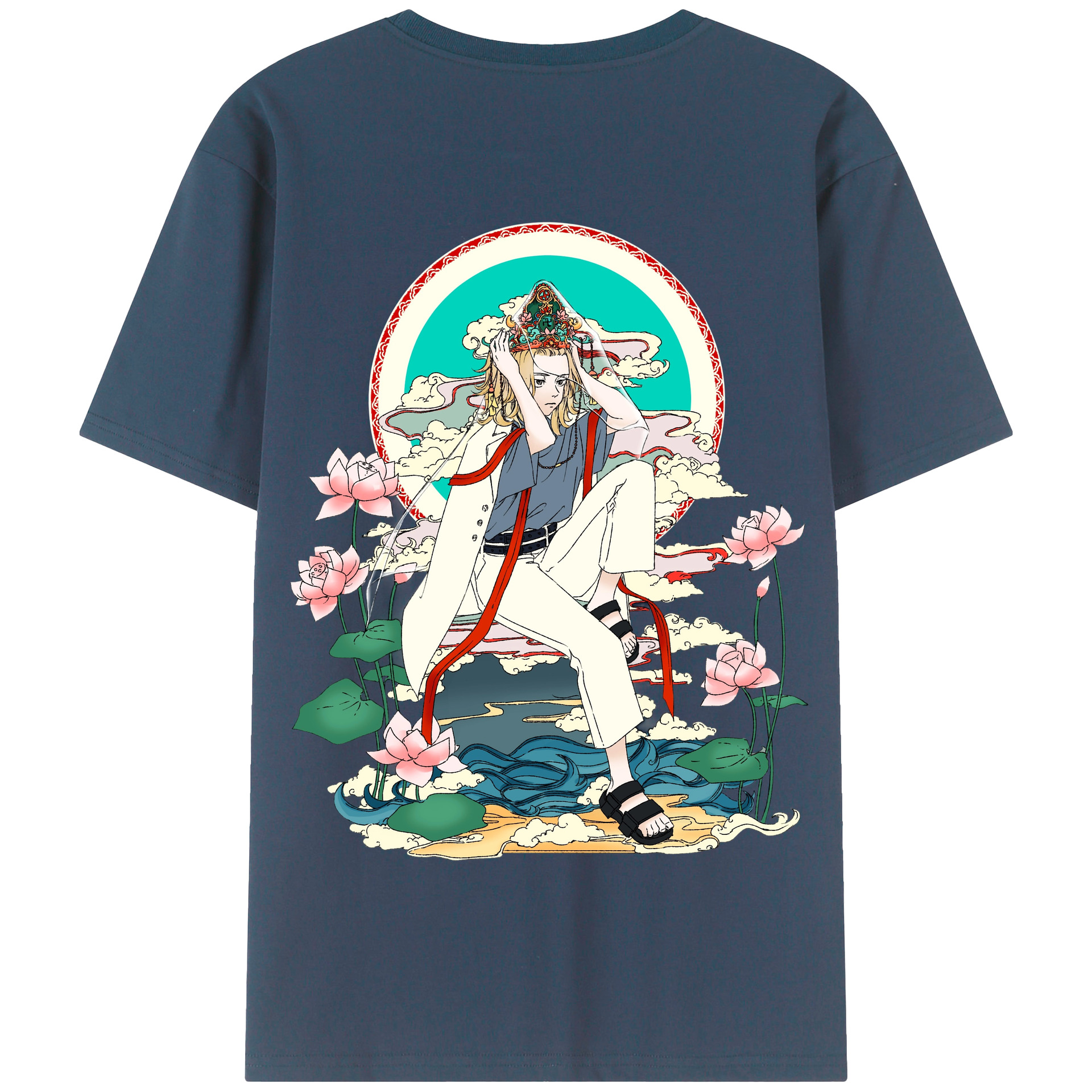 （画像用） 東京リベンジャーズ Tokyo Revengers 綿100％半袖Tシャツ（背面プリント）