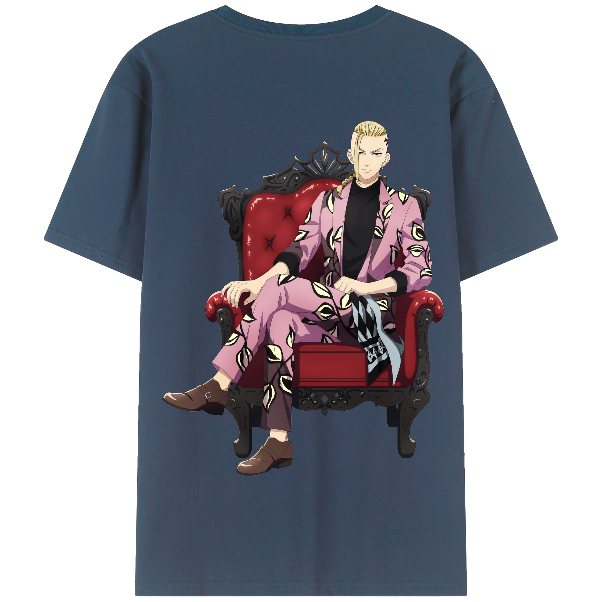 （画像用） 東京リベンジャーズ Tokyo Revengers 綿100％半袖Tシャツ（背面プリント）