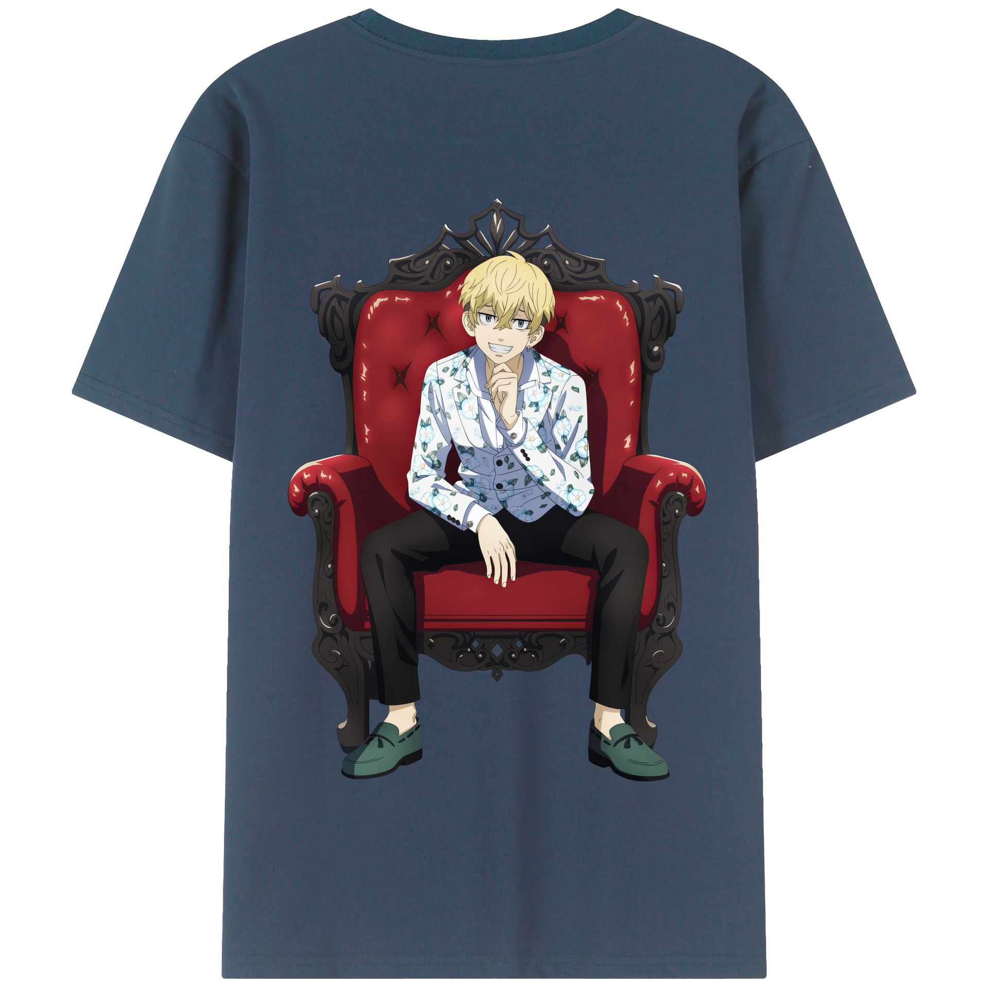 （画像用） 東京リベンジャーズ Tokyo Revengers 綿100％半袖Tシャツ（背面プリント）