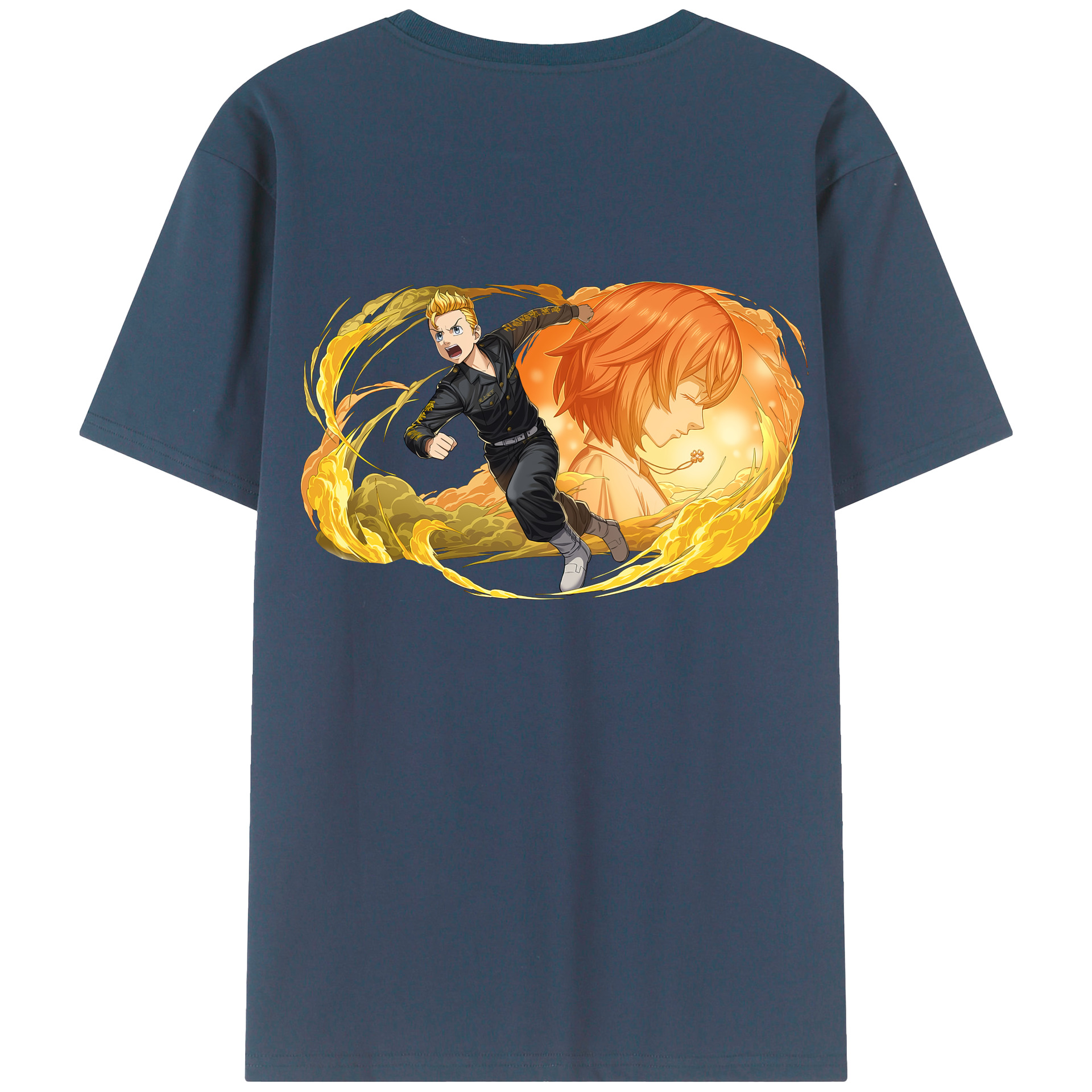 （画像用） 東京リベンジャーズ Tokyo Revengers 綿100％半袖Tシャツ（背面プリント）