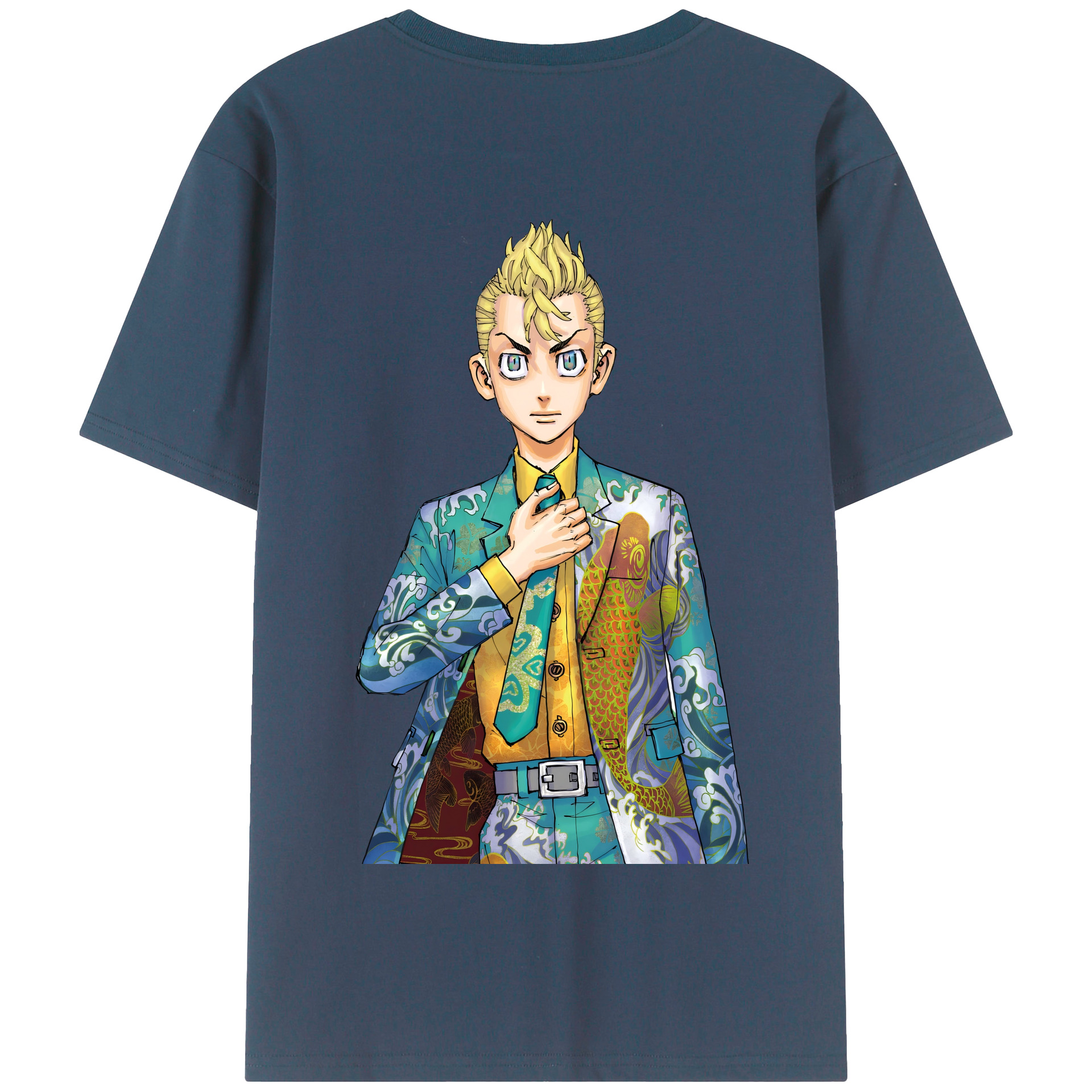 （画像用） 東京リベンジャーズ Tokyo Revengers 綿100％半袖Tシャツ（背面プリント）