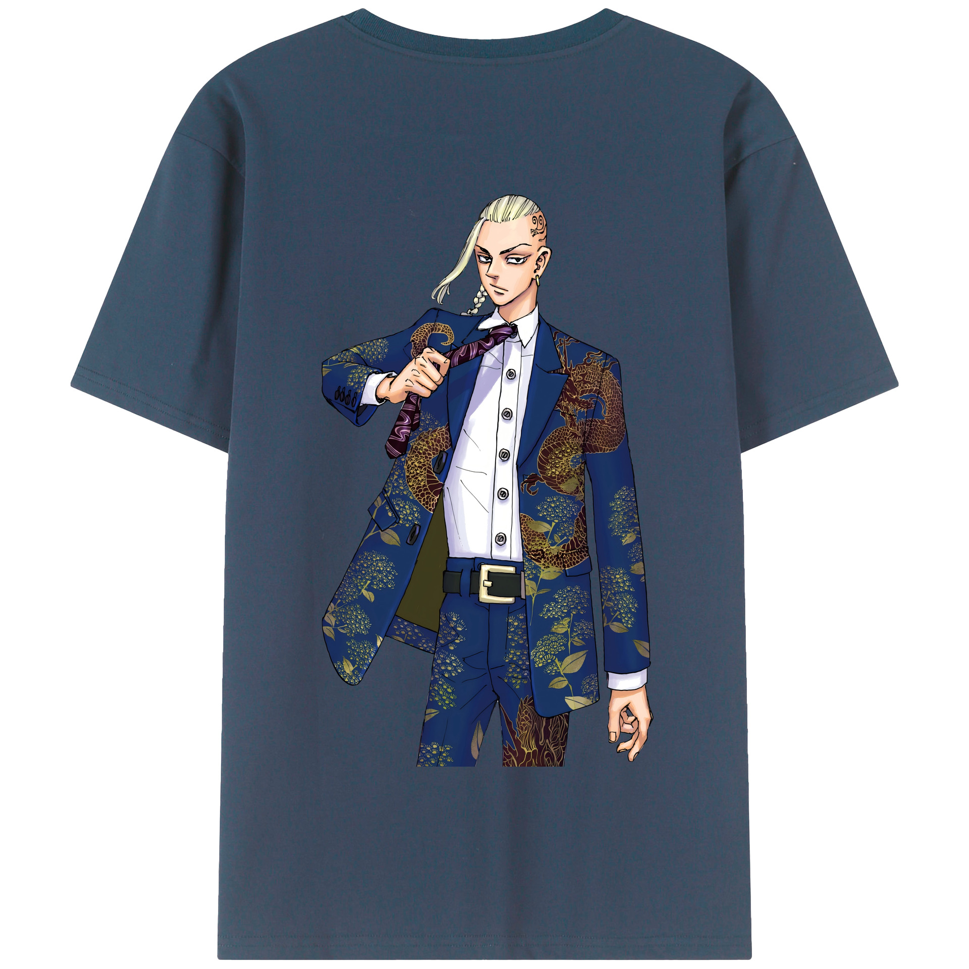 （画像用） 東京リベンジャーズ Tokyo Revengers 綿100％半袖Tシャツ（背面プリント）
