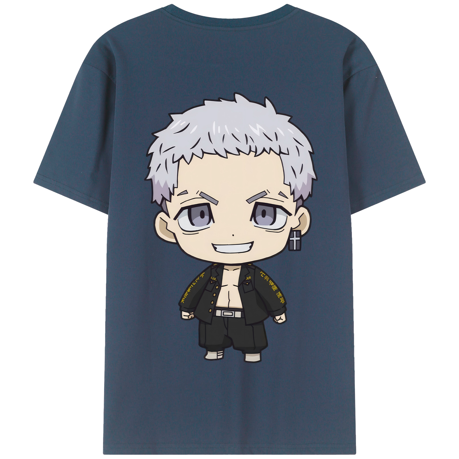 （画像用） 東京リベンジャーズ Tokyo Revengers 綿100％半袖Tシャツ（背面プリント）
