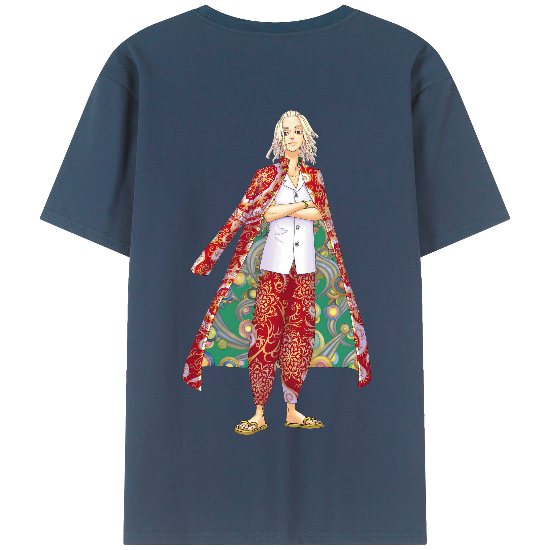 （画像用） 東京リベンジャーズ Tokyo Revengers 綿100％半袖Tシャツ（背面プリント）