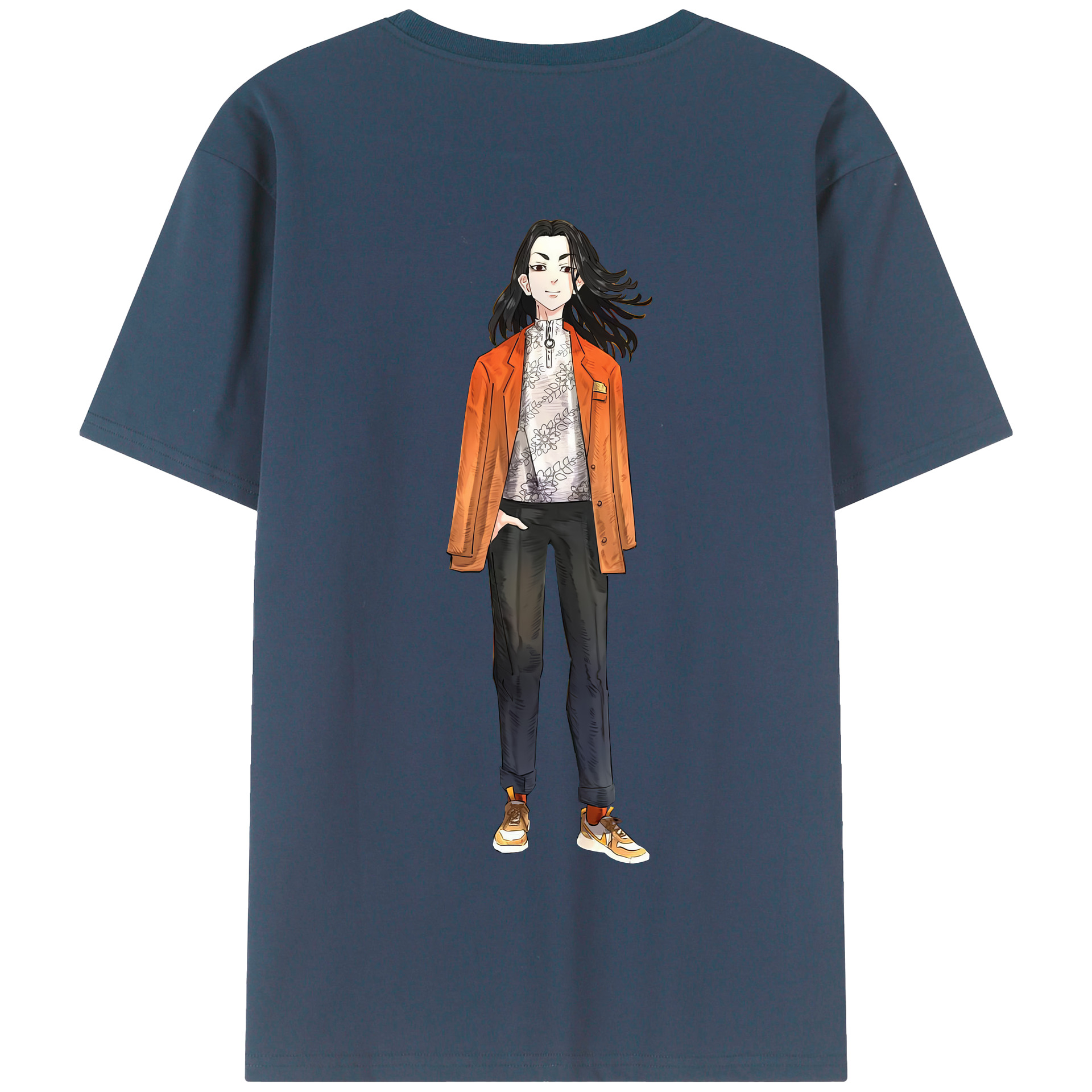 （画像用） 東京リベンジャーズ Tokyo Revengers 綿100％半袖Tシャツ（背面プリント）