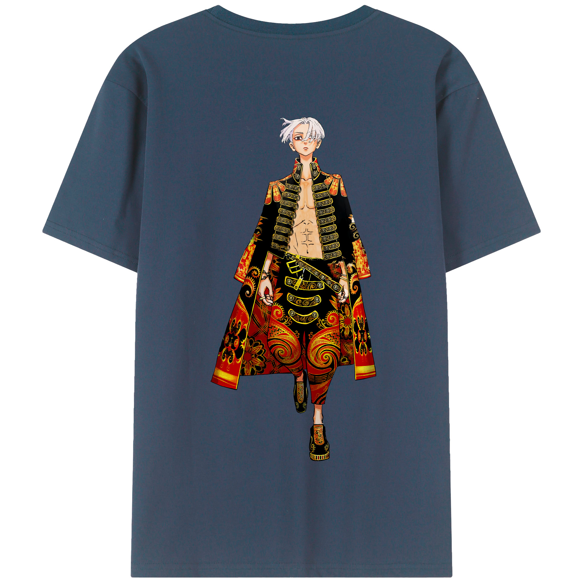 （画像用） 東京リベンジャーズ Tokyo Revengers 綿100％半袖Tシャツ（背面プリント）