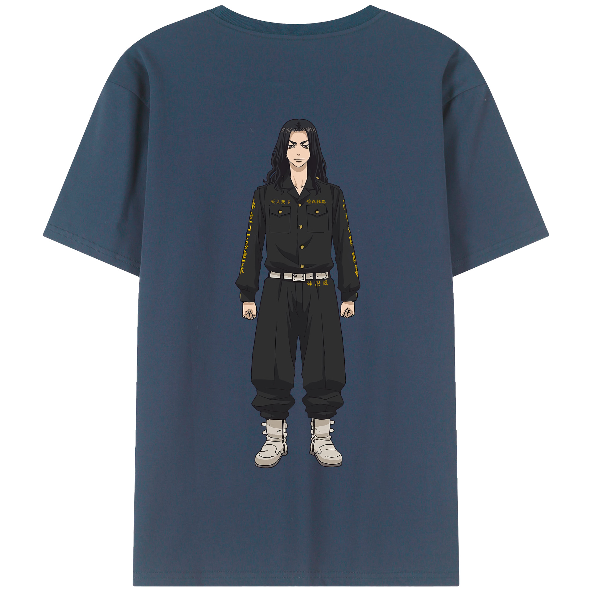 （画像用） 東京リベンジャーズ Tokyo Revengers 綿100％半袖Tシャツ（背面プリント）