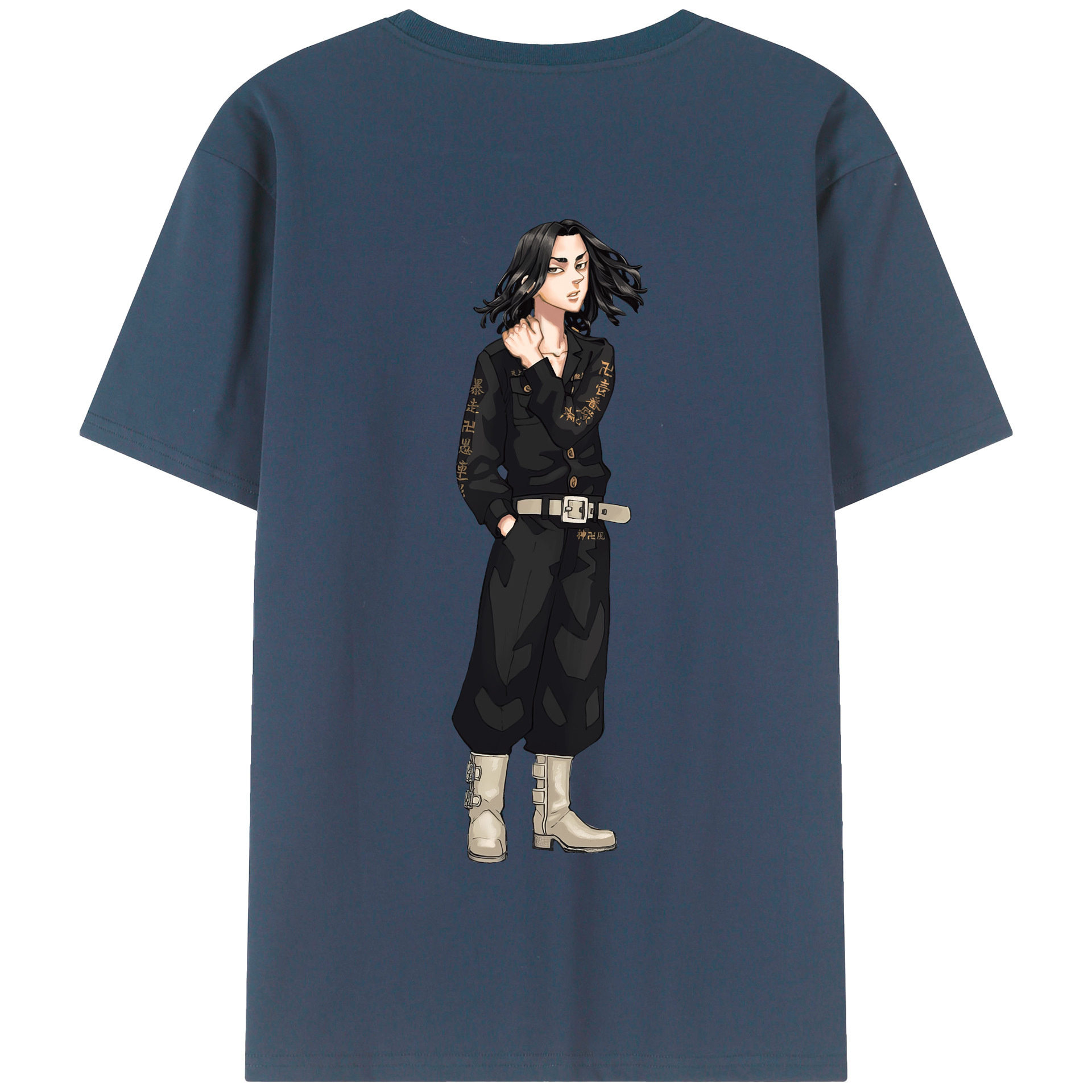 （画像用） 東京リベンジャーズ Tokyo Revengers 綿100％半袖Tシャツ（背面プリント）