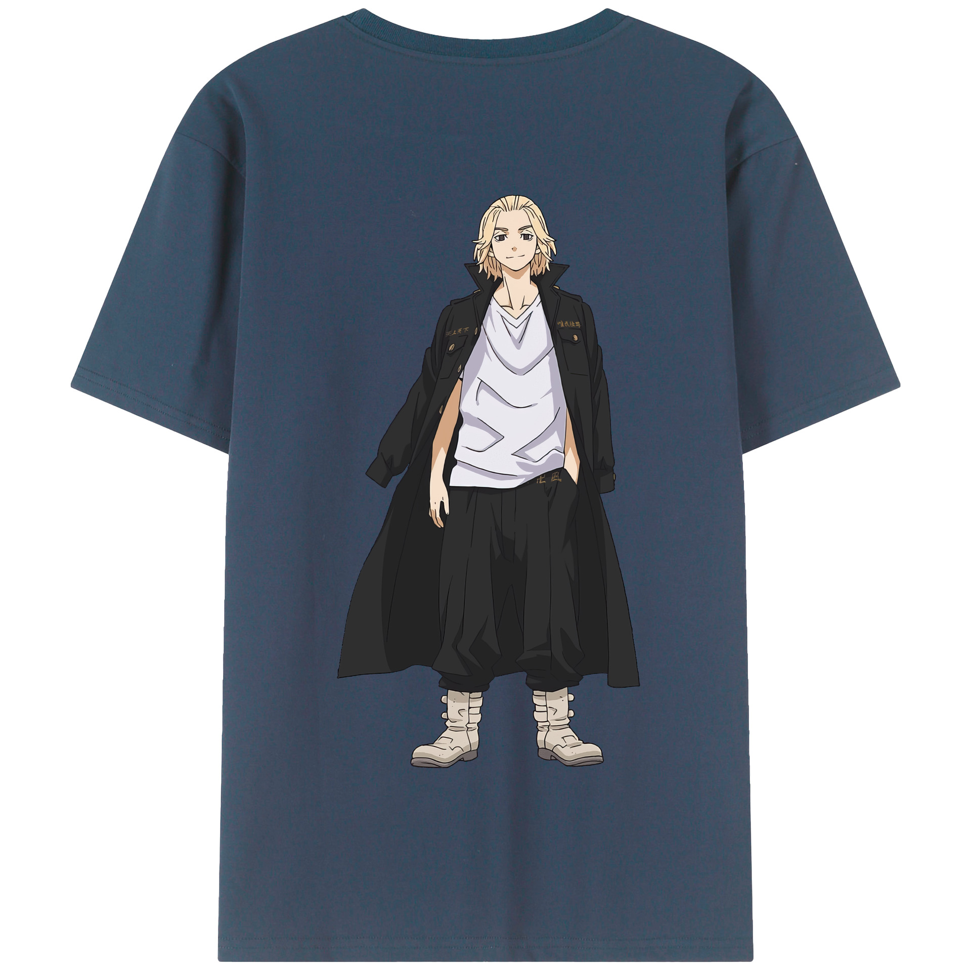 （画像用） 東京リベンジャーズ Tokyo Revengers 綿100％半袖Tシャツ（背面プリント）