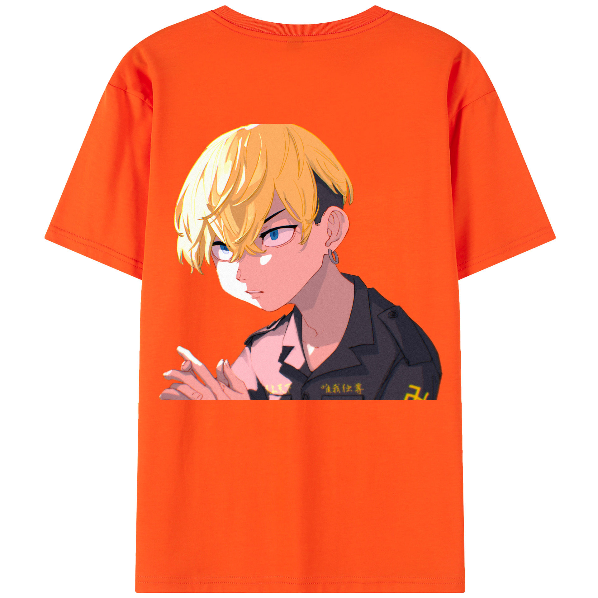 （画像用） 東京リベンジャーズ Tokyo Revengers 綿100％半袖Tシャツ（背面プリント）
