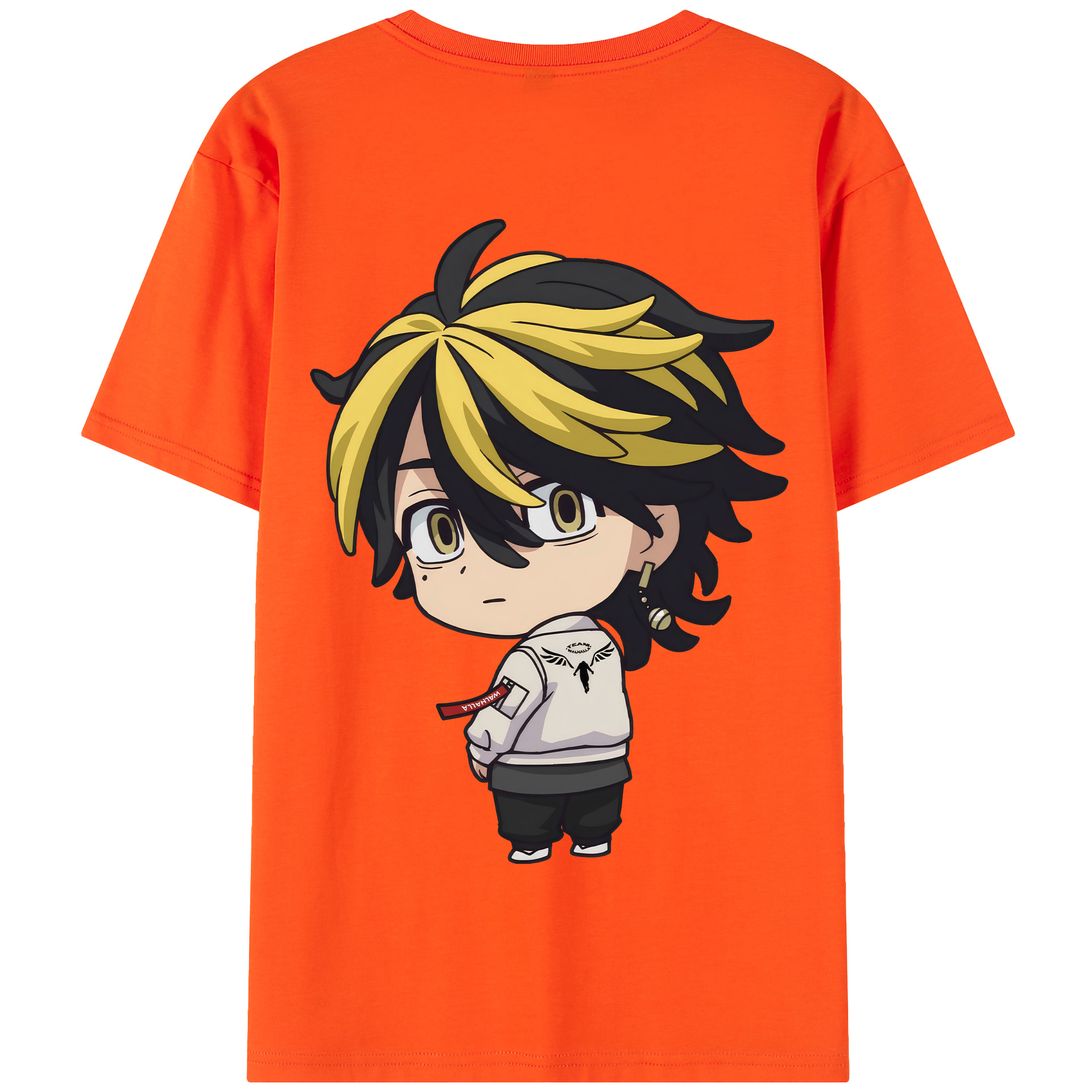 （画像用） 東京リベンジャーズ Tokyo Revengers 綿100％半袖Tシャツ（背面プリント）