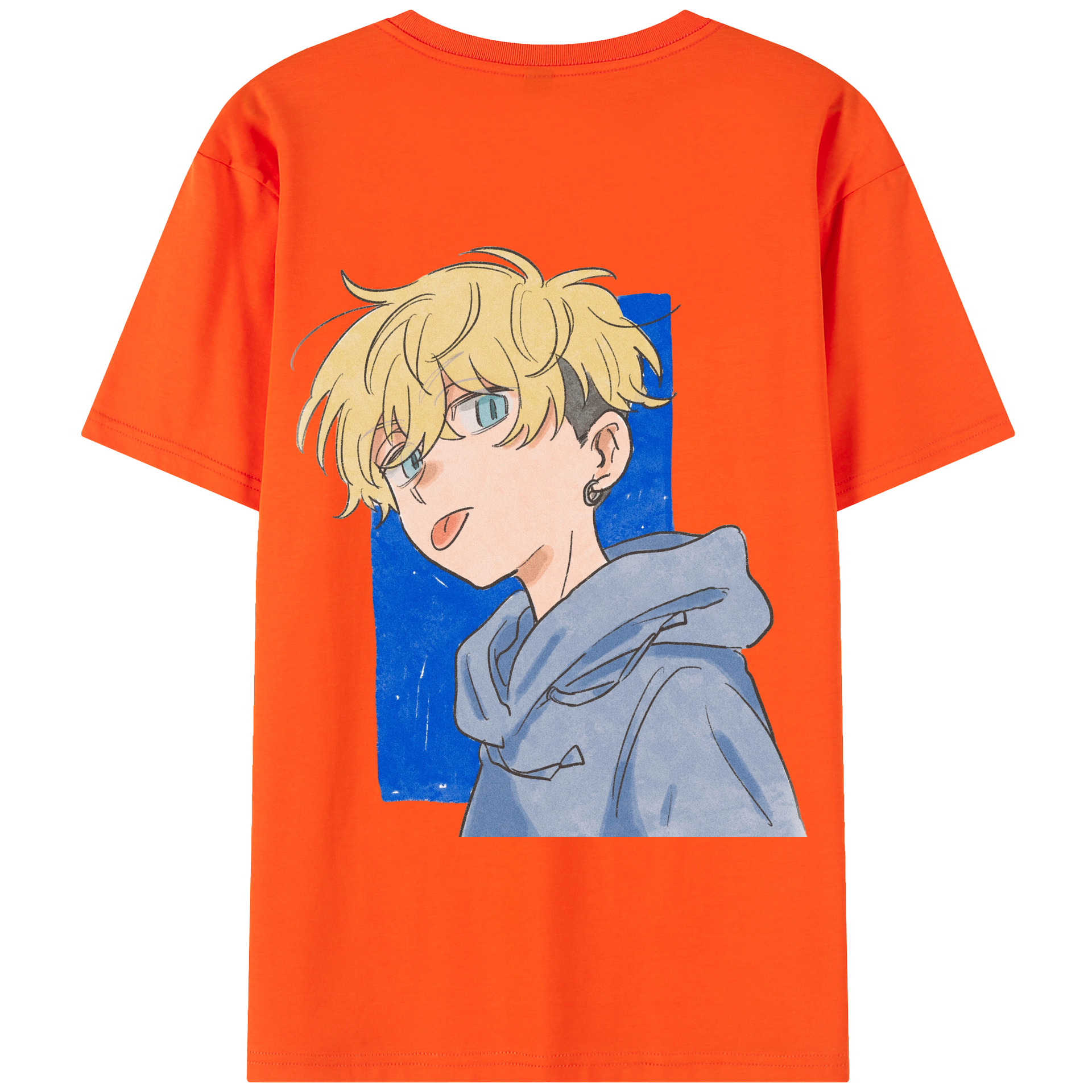 （画像用） 東京リベンジャーズ Tokyo Revengers 綿100％半袖Tシャツ（背面プリント）