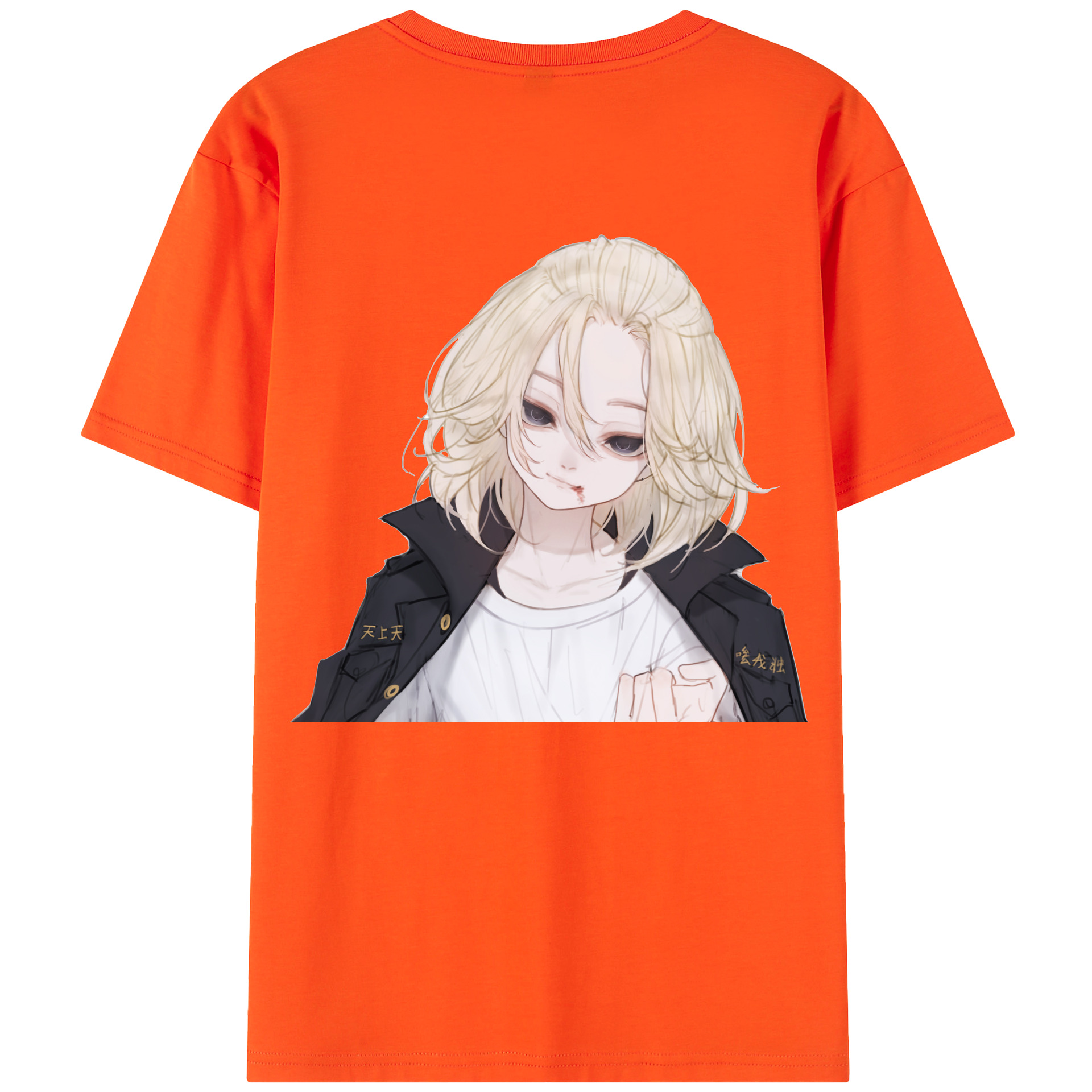（画像用） 東京リベンジャーズ Tokyo Revengers 綿100％半袖Tシャツ（背面プリント）