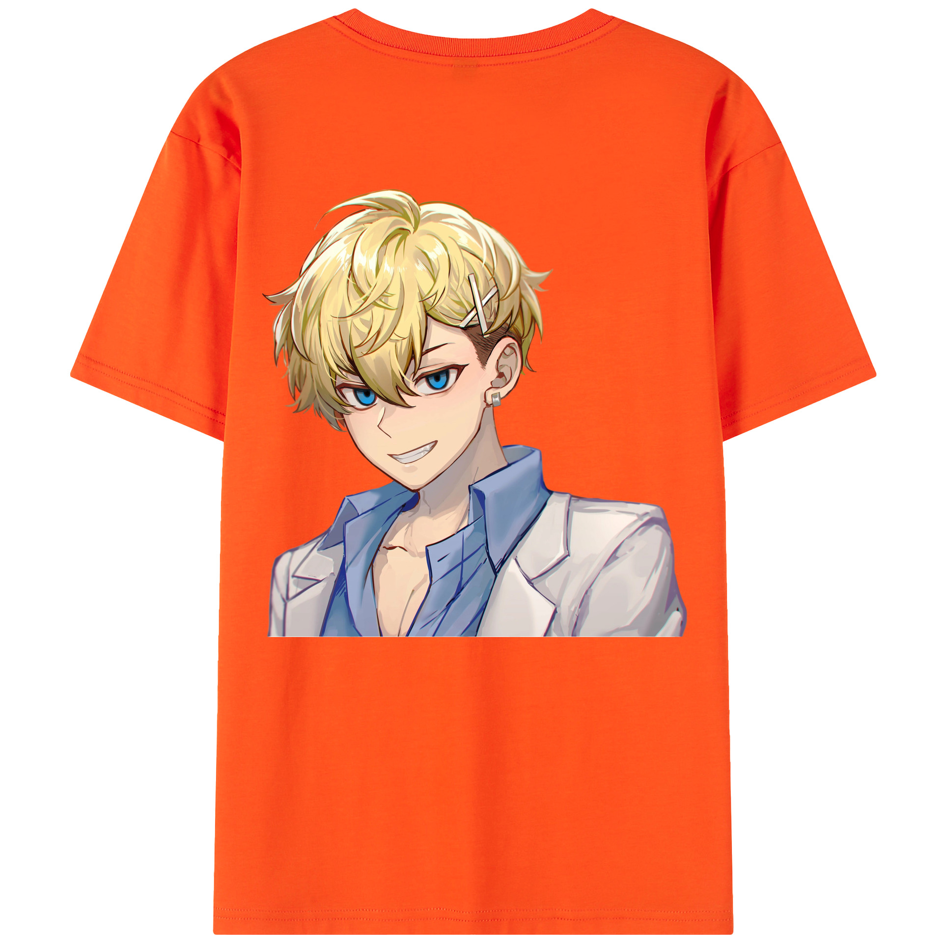 （画像用） 東京リベンジャーズ Tokyo Revengers 綿100％半袖Tシャツ（背面プリント）