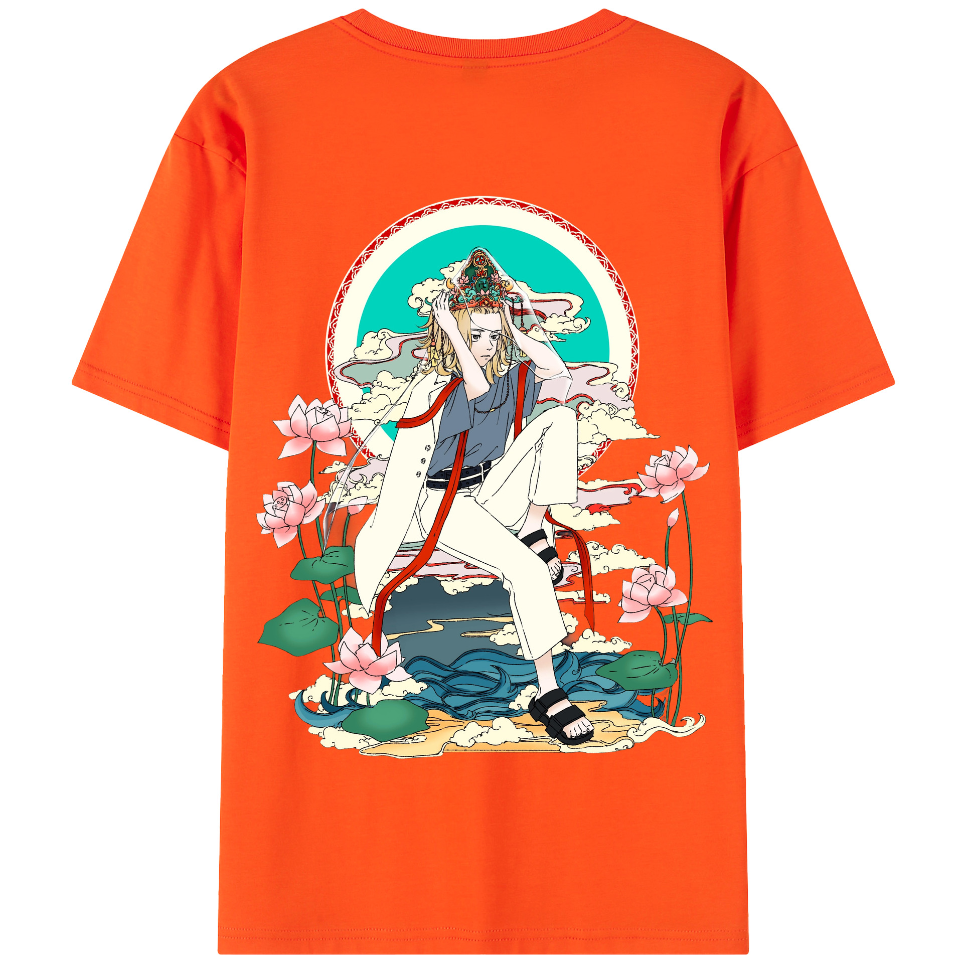 （画像用） 東京リベンジャーズ Tokyo Revengers 綿100％半袖Tシャツ（背面プリント）