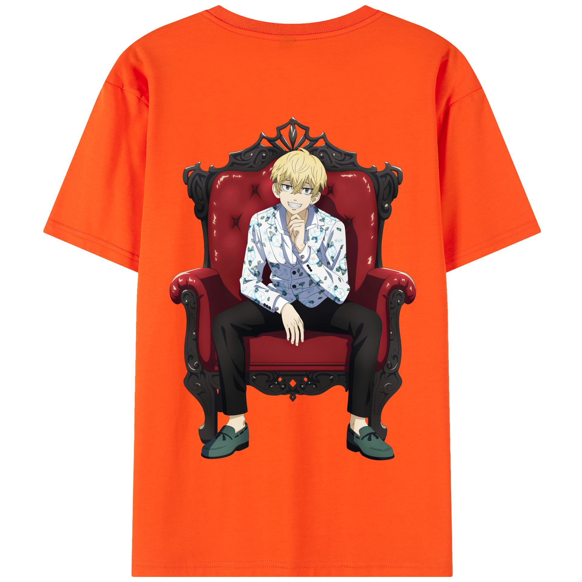 （画像用） 東京リベンジャーズ Tokyo Revengers 綿100％半袖Tシャツ（背面プリント）