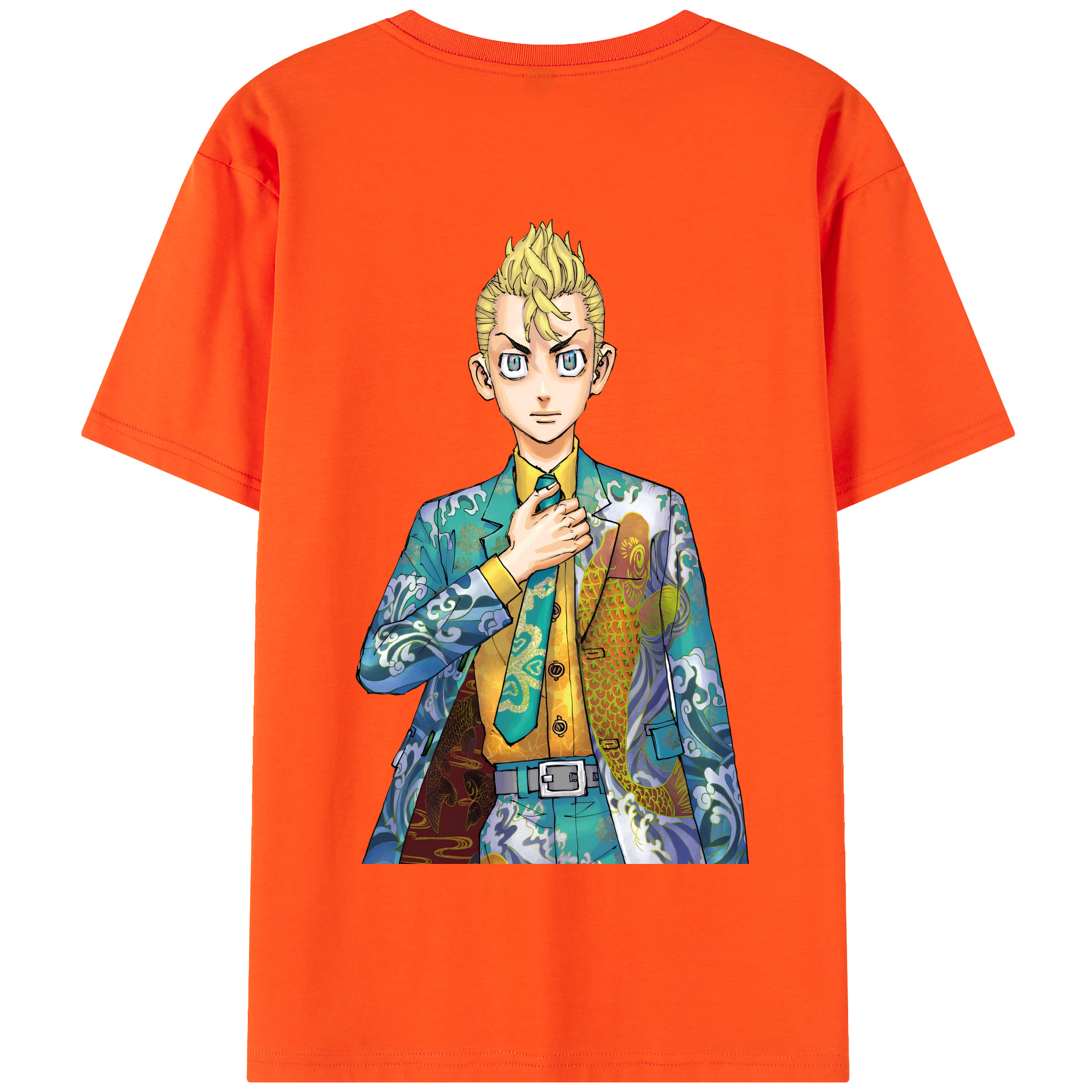 （画像用） 東京リベンジャーズ Tokyo Revengers 綿100％半袖Tシャツ（背面プリント）