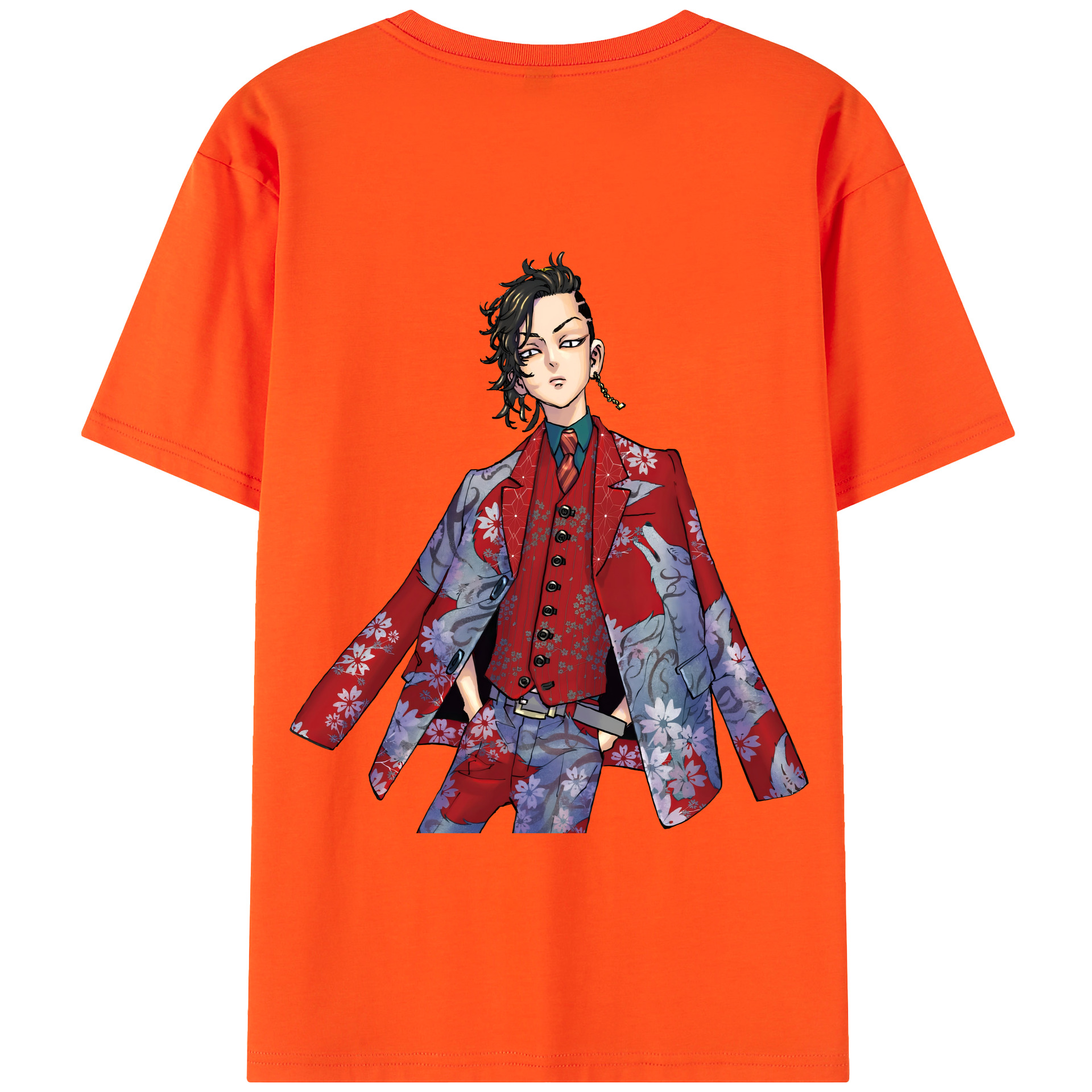 （画像用） 東京リベンジャーズ Tokyo Revengers 綿100％半袖Tシャツ（背面プリント）