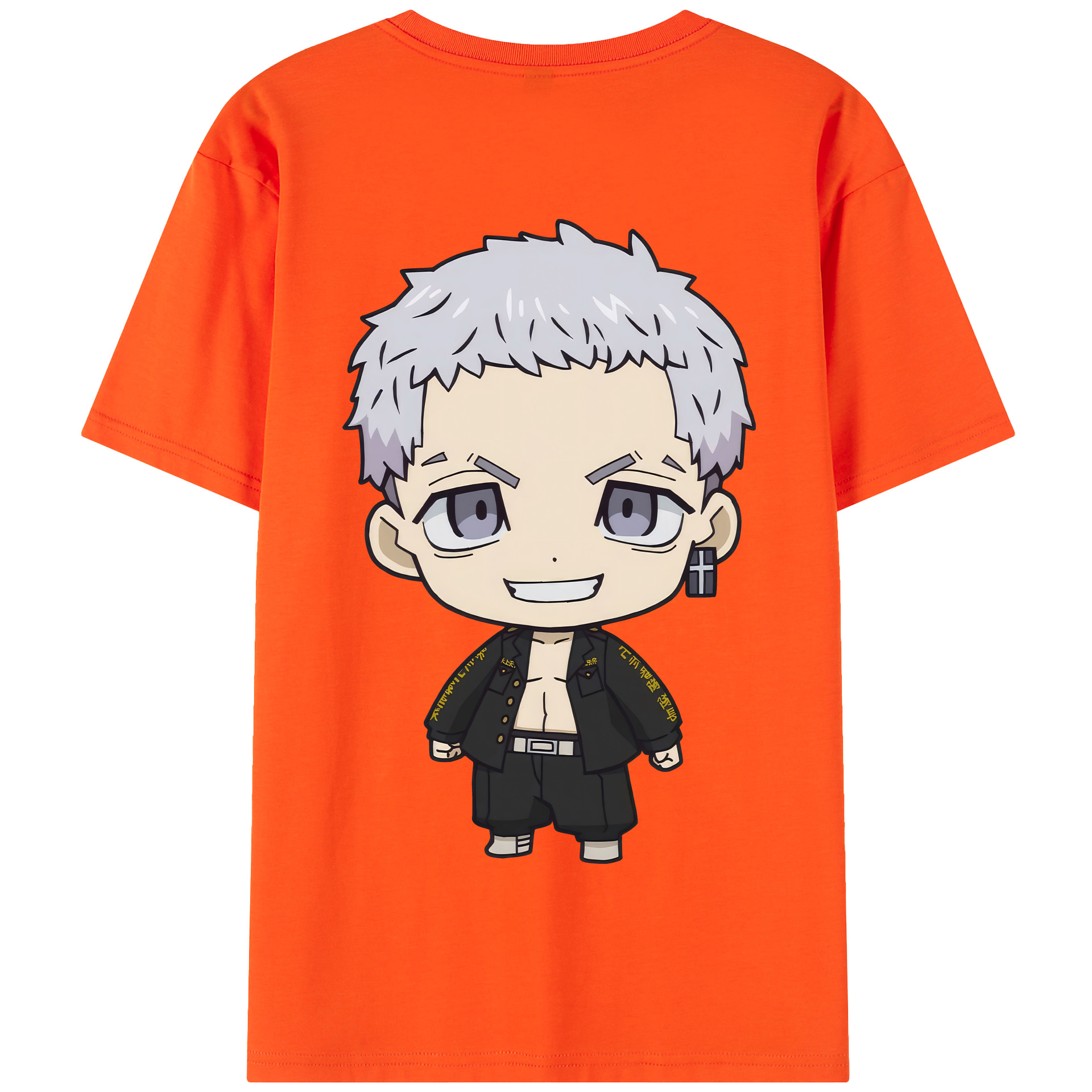（画像用） 東京リベンジャーズ Tokyo Revengers 綿100％半袖Tシャツ（背面プリント）