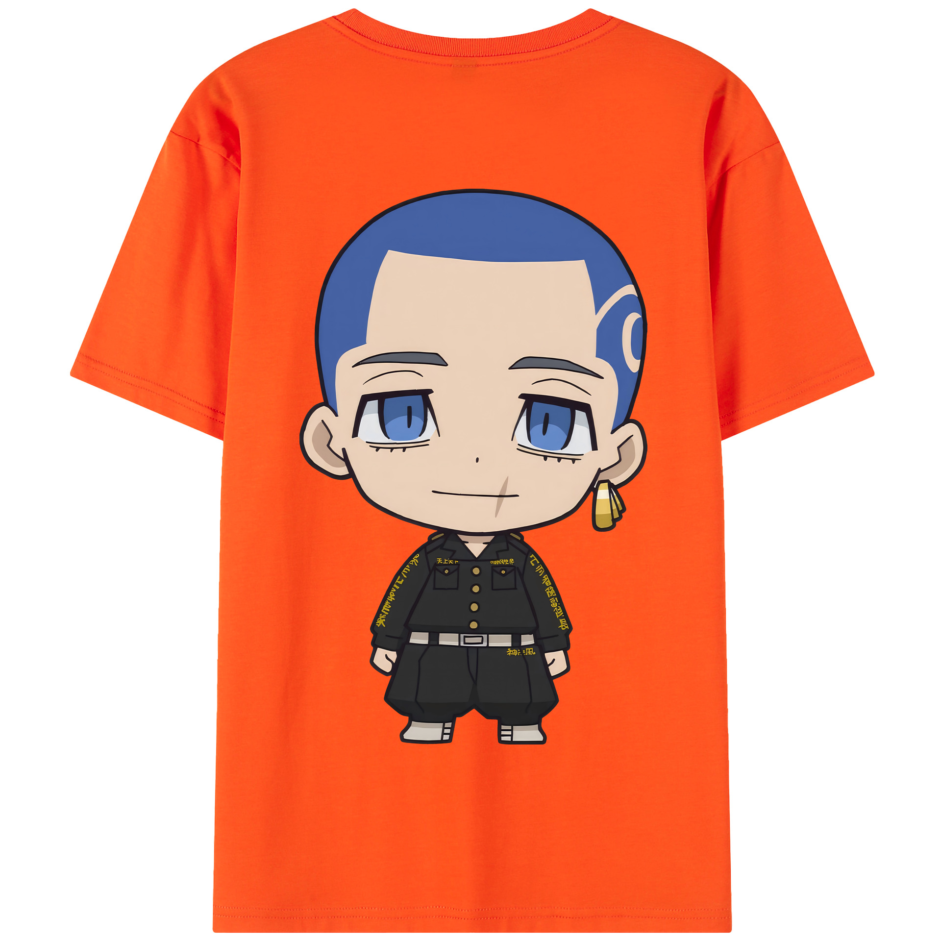 （画像用） 東京リベンジャーズ Tokyo Revengers 綿100％半袖Tシャツ（背面プリント）