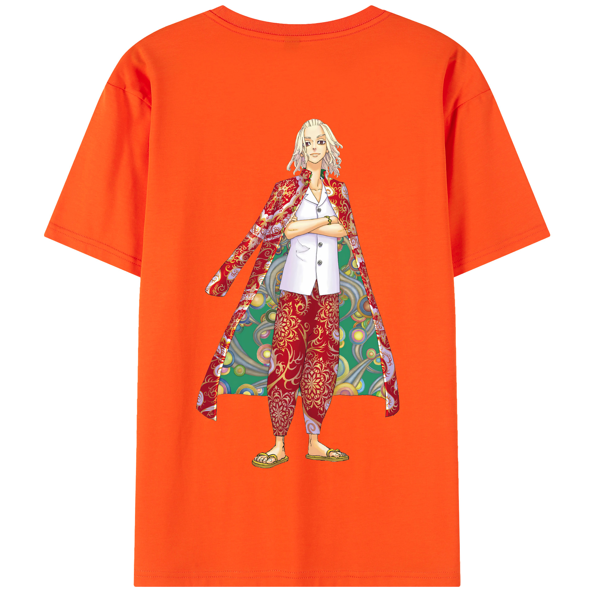 （画像用） 東京リベンジャーズ Tokyo Revengers 綿100％半袖Tシャツ（背面プリント）