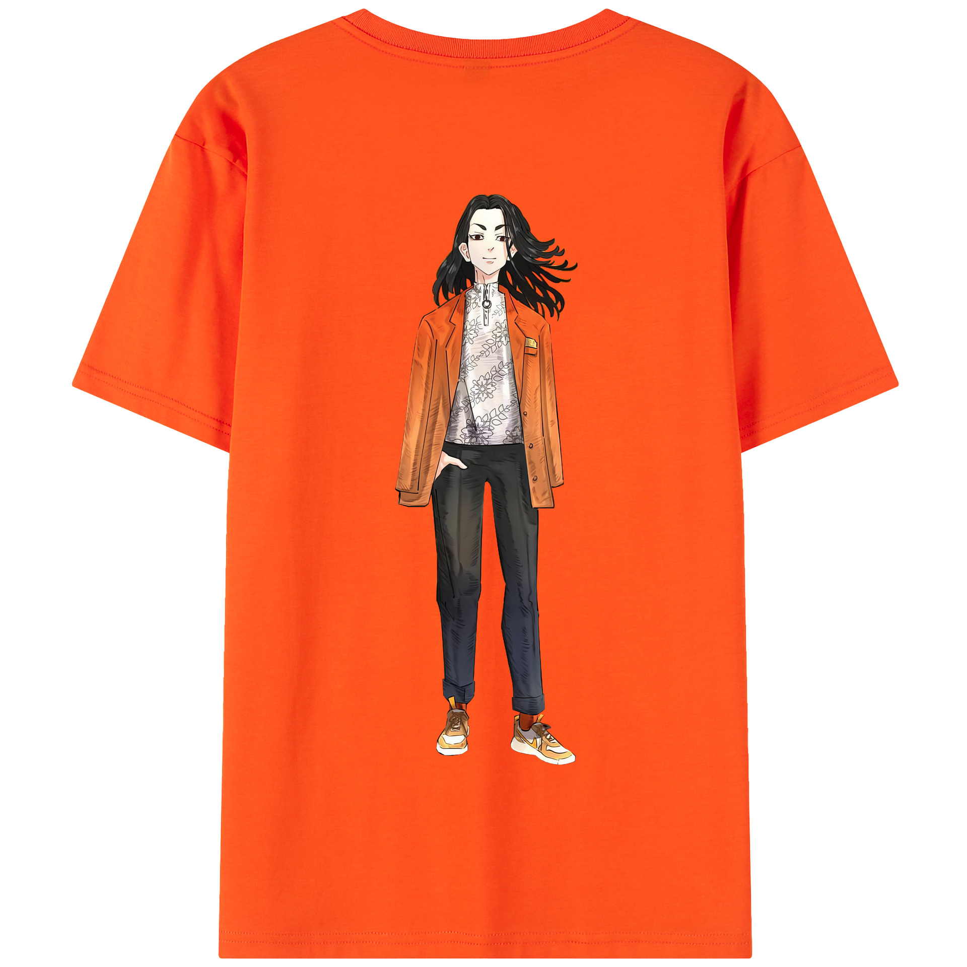 （画像用） 東京リベンジャーズ Tokyo Revengers 綿100％半袖Tシャツ（背面プリント）