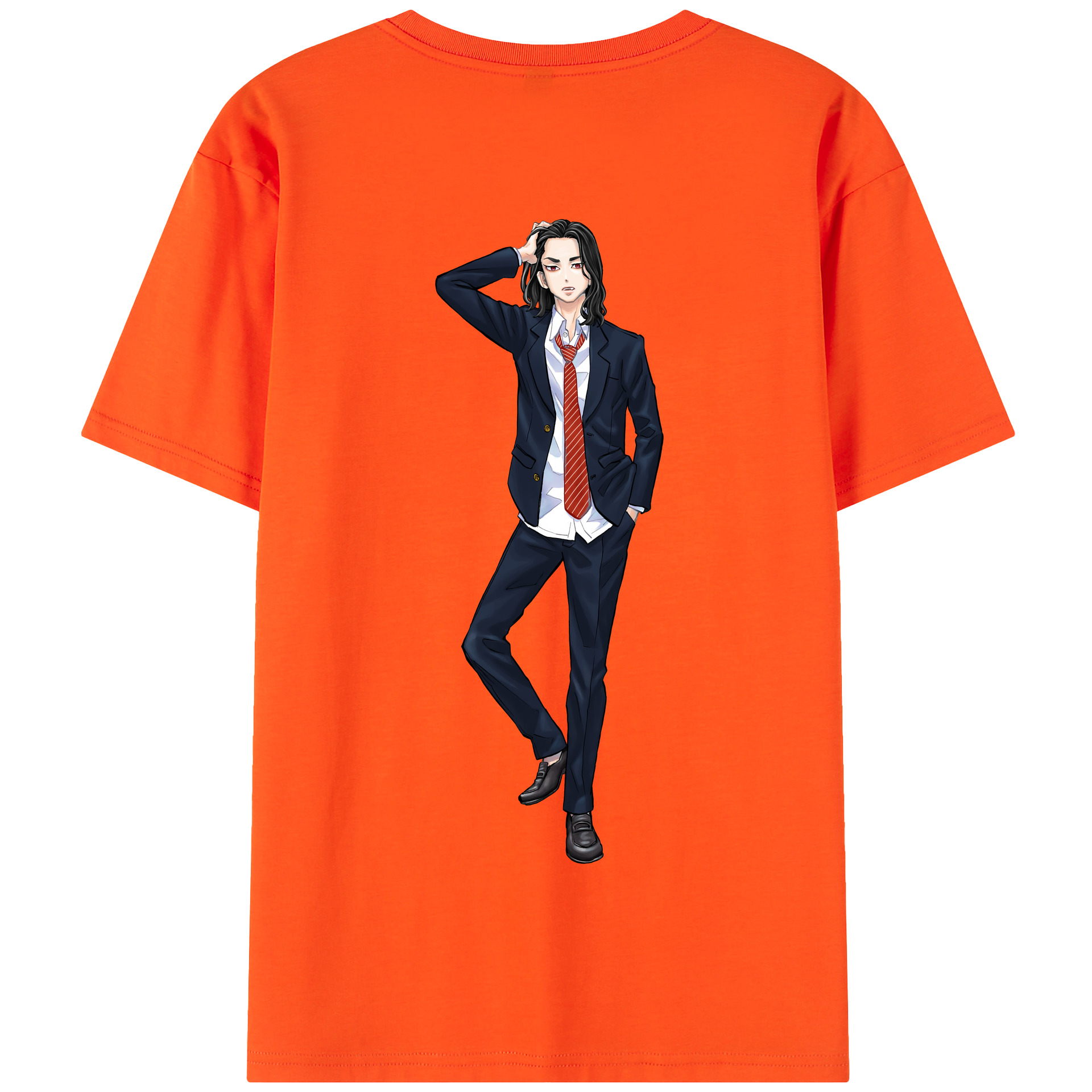 （画像用） 東京リベンジャーズ Tokyo Revengers 綿100％半袖Tシャツ（背面プリント）