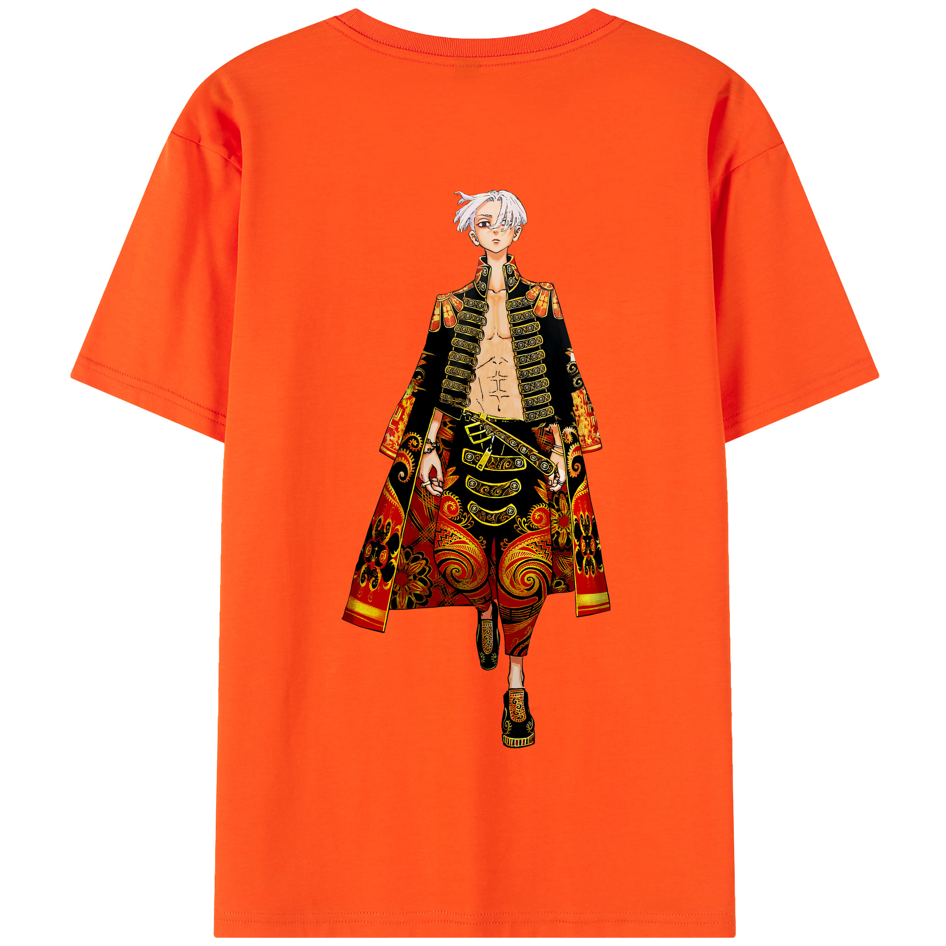 （画像用） 東京リベンジャーズ Tokyo Revengers 綿100％半袖Tシャツ（背面プリント）