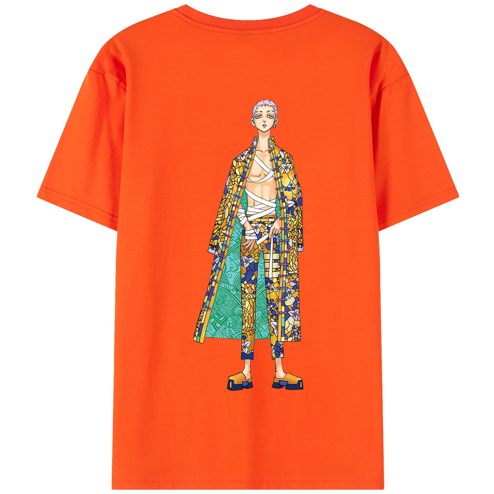 （画像用） 東京リベンジャーズ Tokyo Revengers 綿100％半袖Tシャツ（背面プリント）