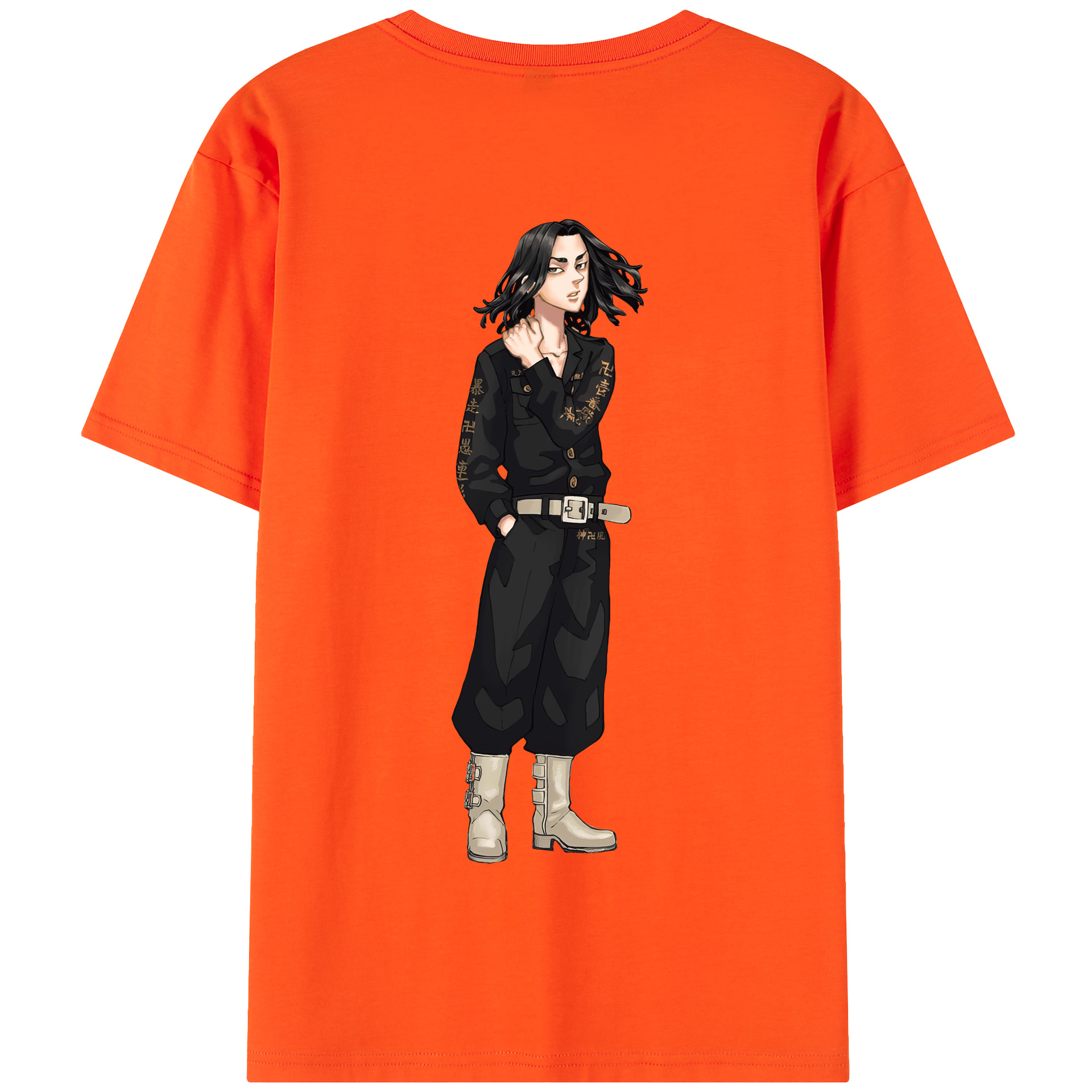 （画像用） 東京リベンジャーズ Tokyo Revengers 綿100％半袖Tシャツ（背面プリント）