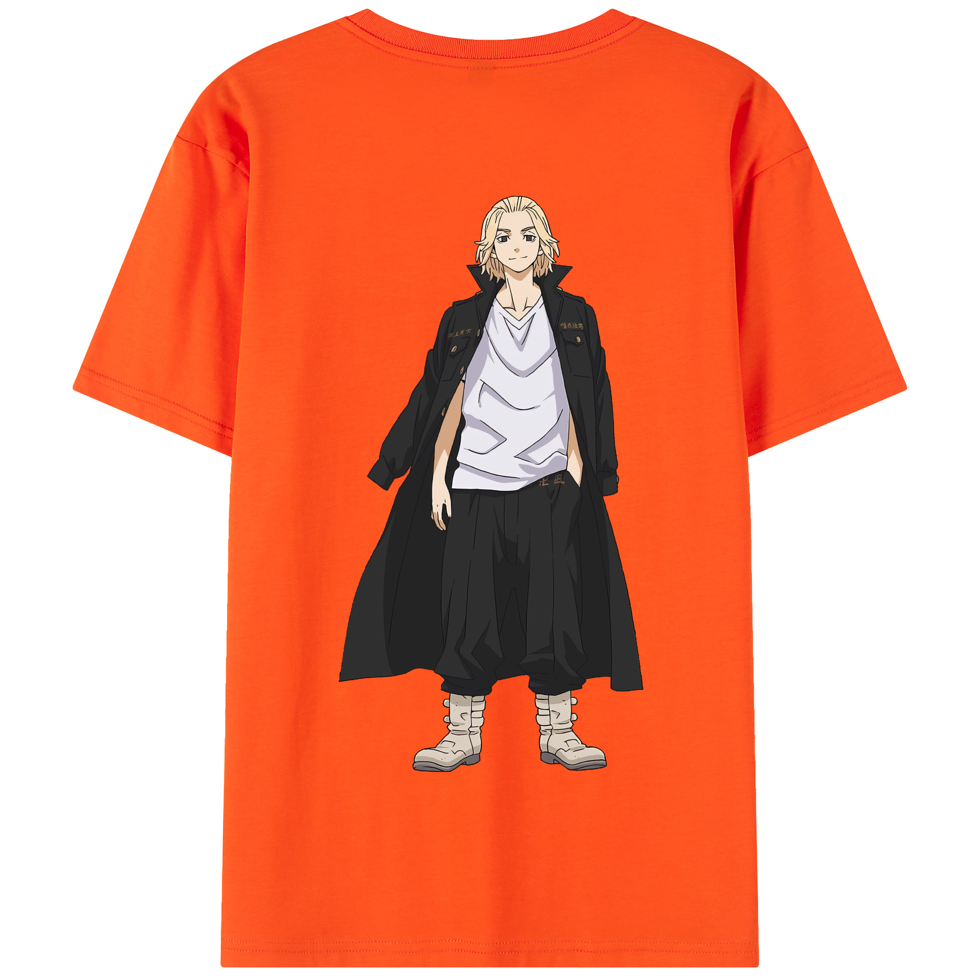 （画像用） 東京リベンジャーズ Tokyo Revengers 綿100％半袖Tシャツ（背面プリント）