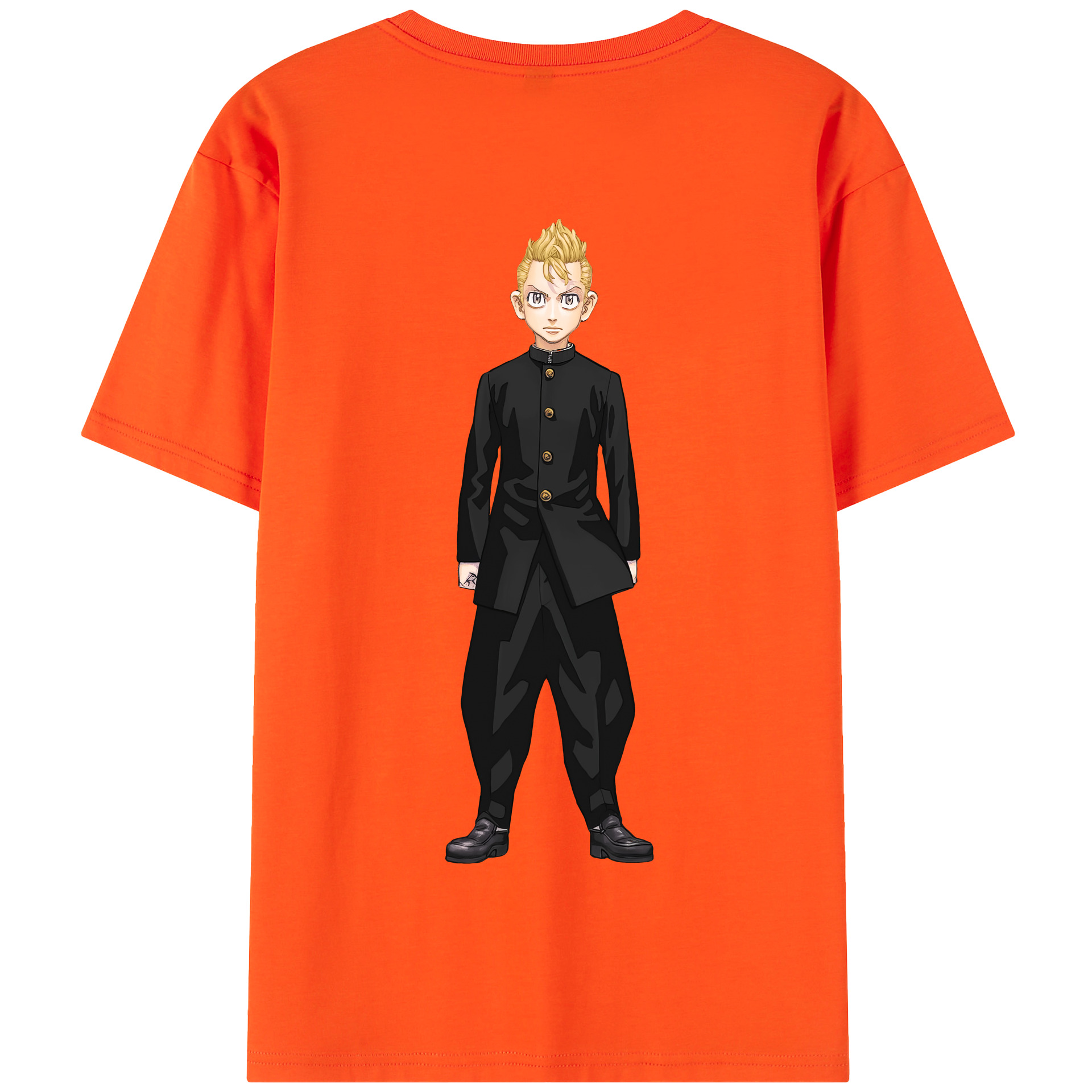 （画像用） 東京リベンジャーズ Tokyo Revengers 綿100％半袖Tシャツ（背面プリント）
