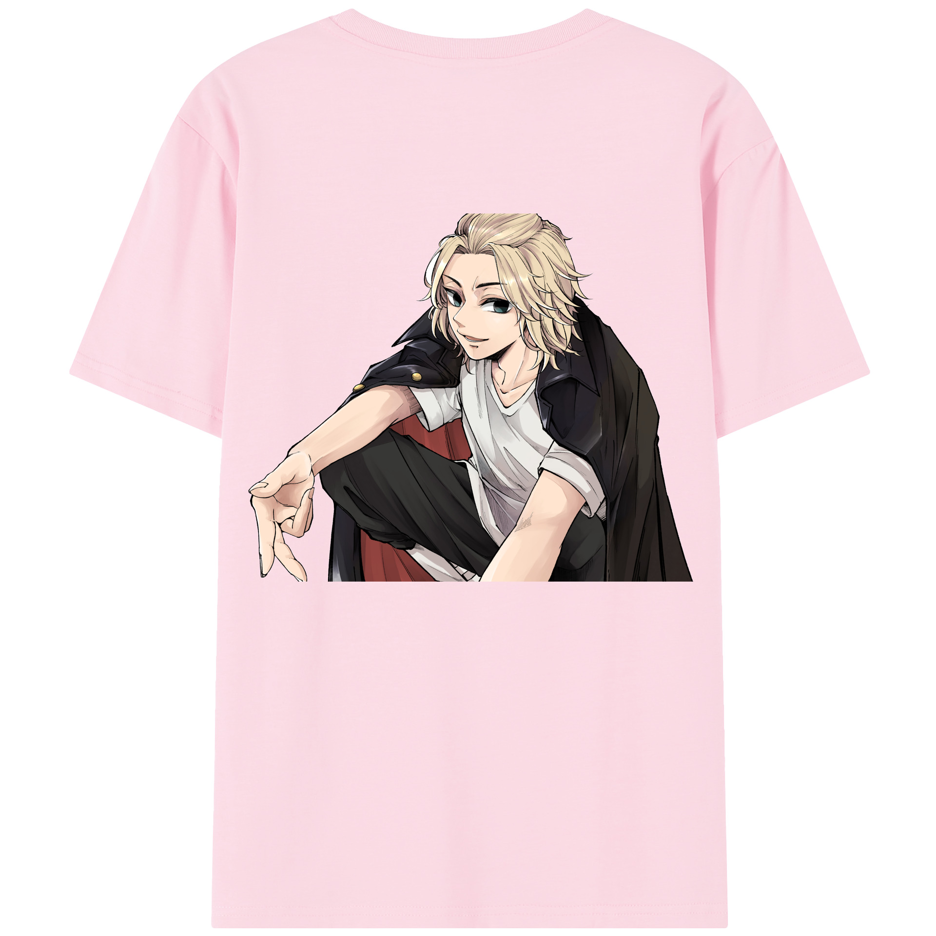 （画像用） 東京リベンジャーズ Tokyo Revengers 綿100％半袖Tシャツ（背面プリント）