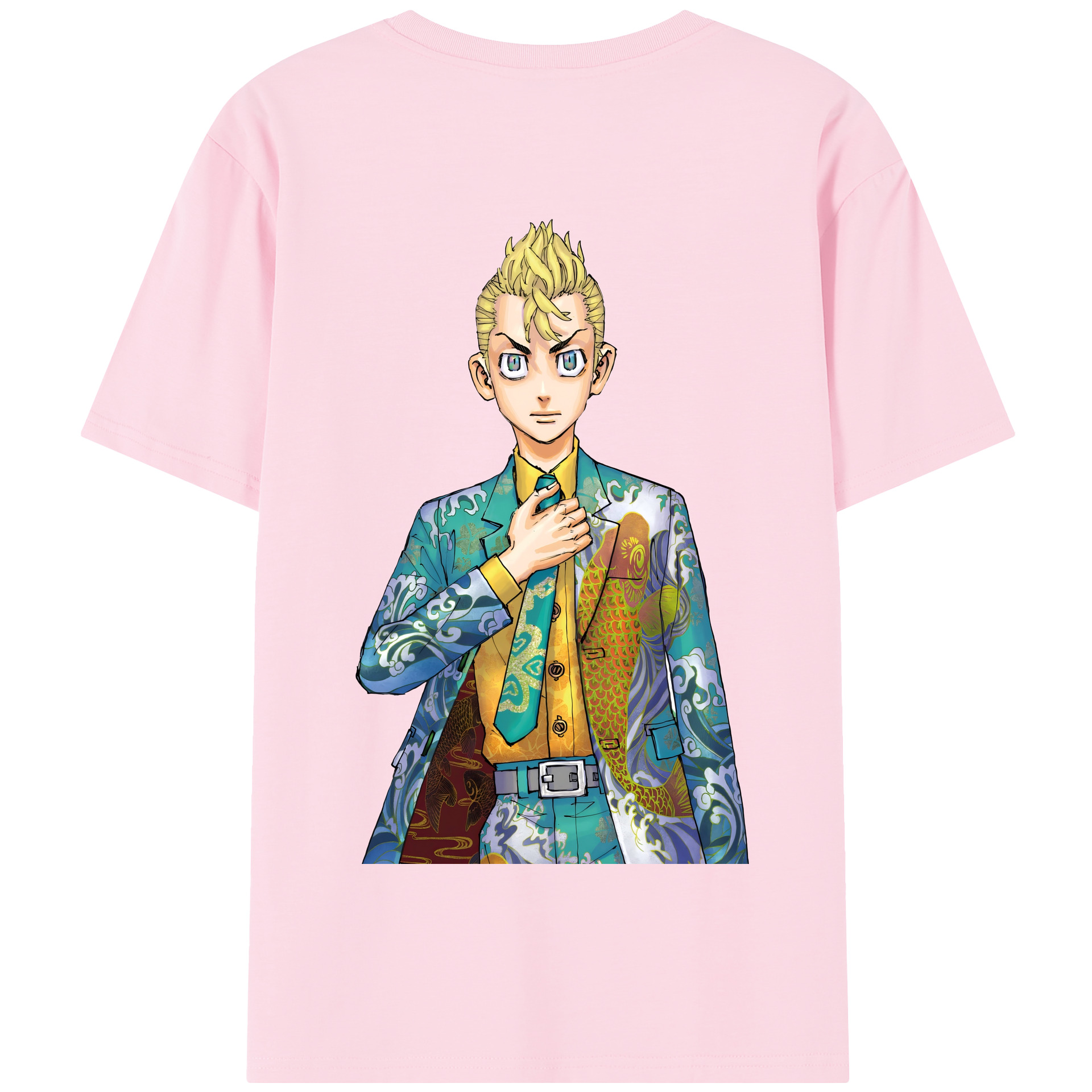 （画像用） 東京リベンジャーズ Tokyo Revengers 綿100％半袖Tシャツ（背面プリント）