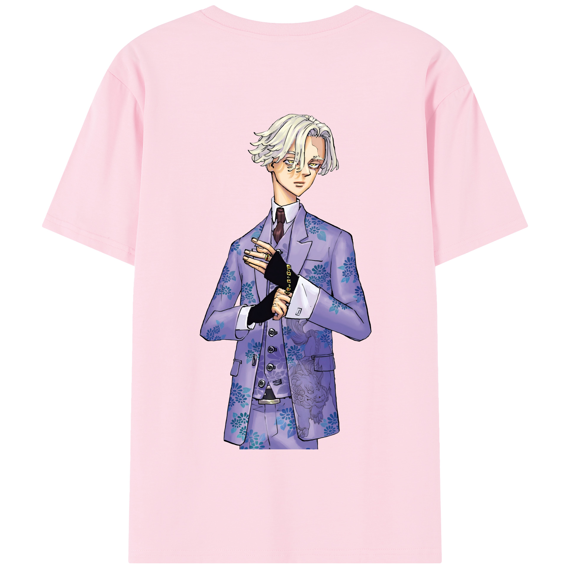 （画像用） 東京リベンジャーズ Tokyo Revengers 綿100％半袖Tシャツ（背面プリント）