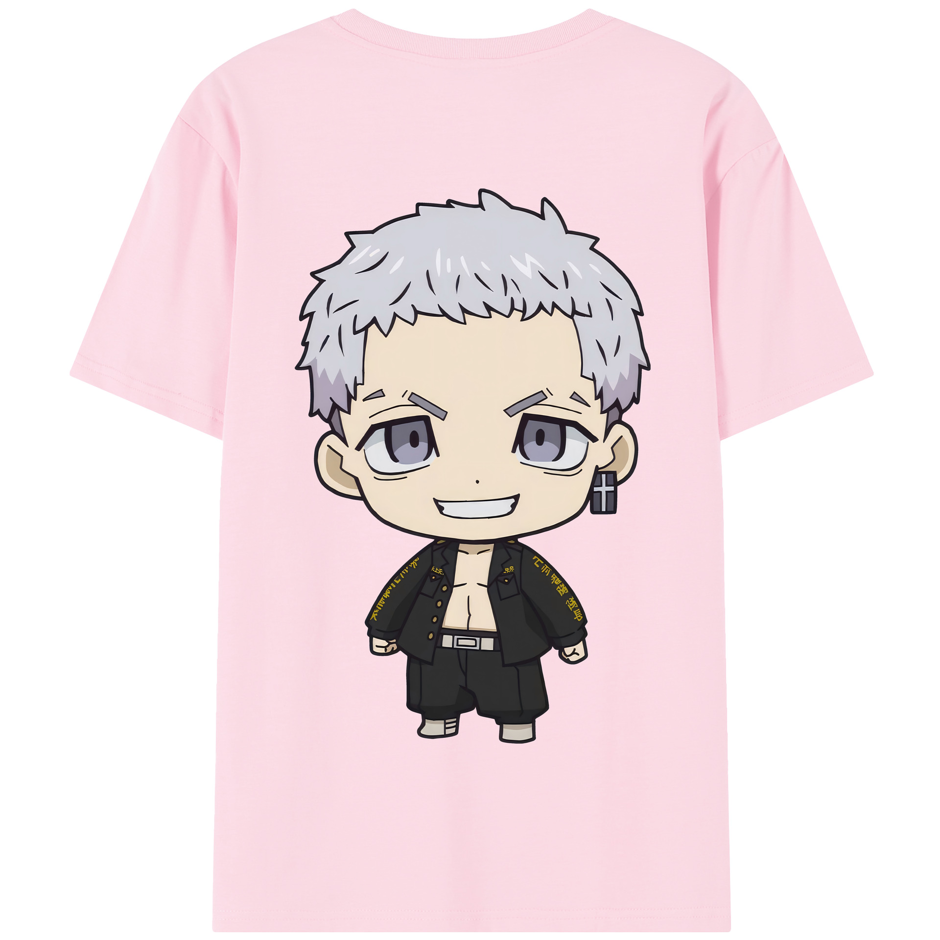 （画像用） 東京リベンジャーズ Tokyo Revengers 綿100％半袖Tシャツ（背面プリント）