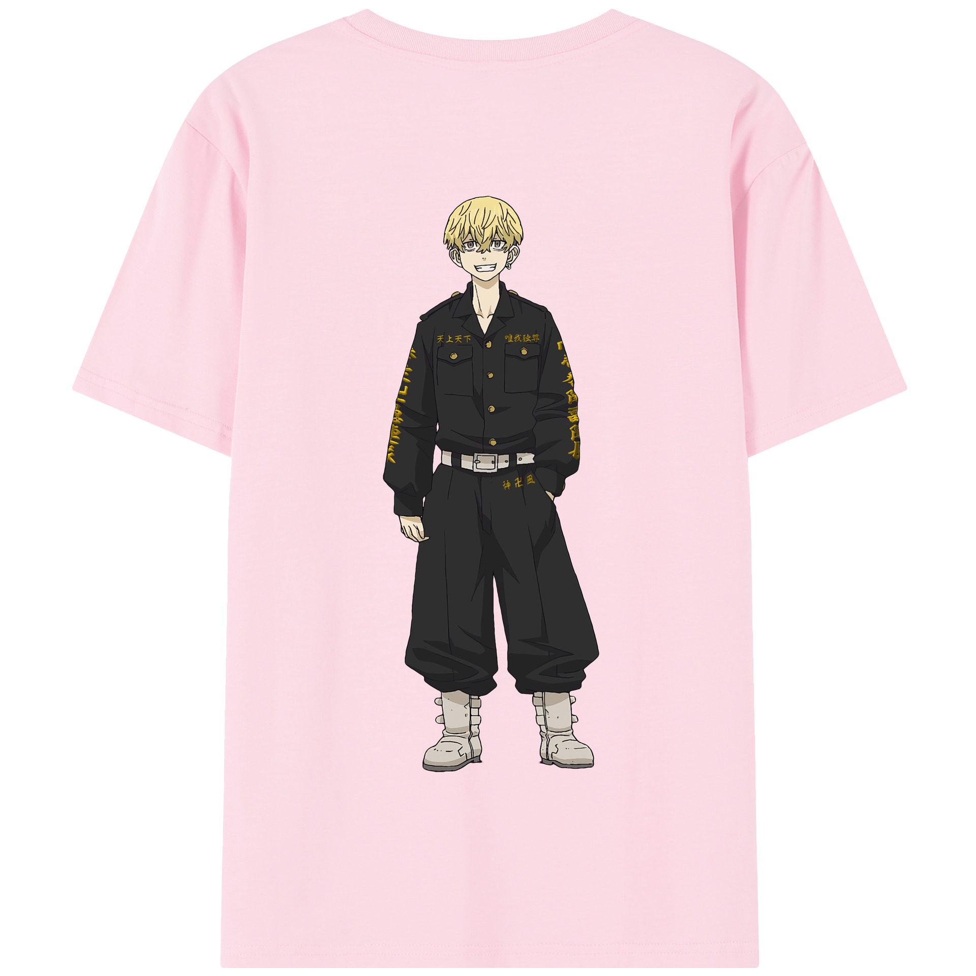 （画像用） 東京リベンジャーズ Tokyo Revengers 綿100％半袖Tシャツ（背面プリント）